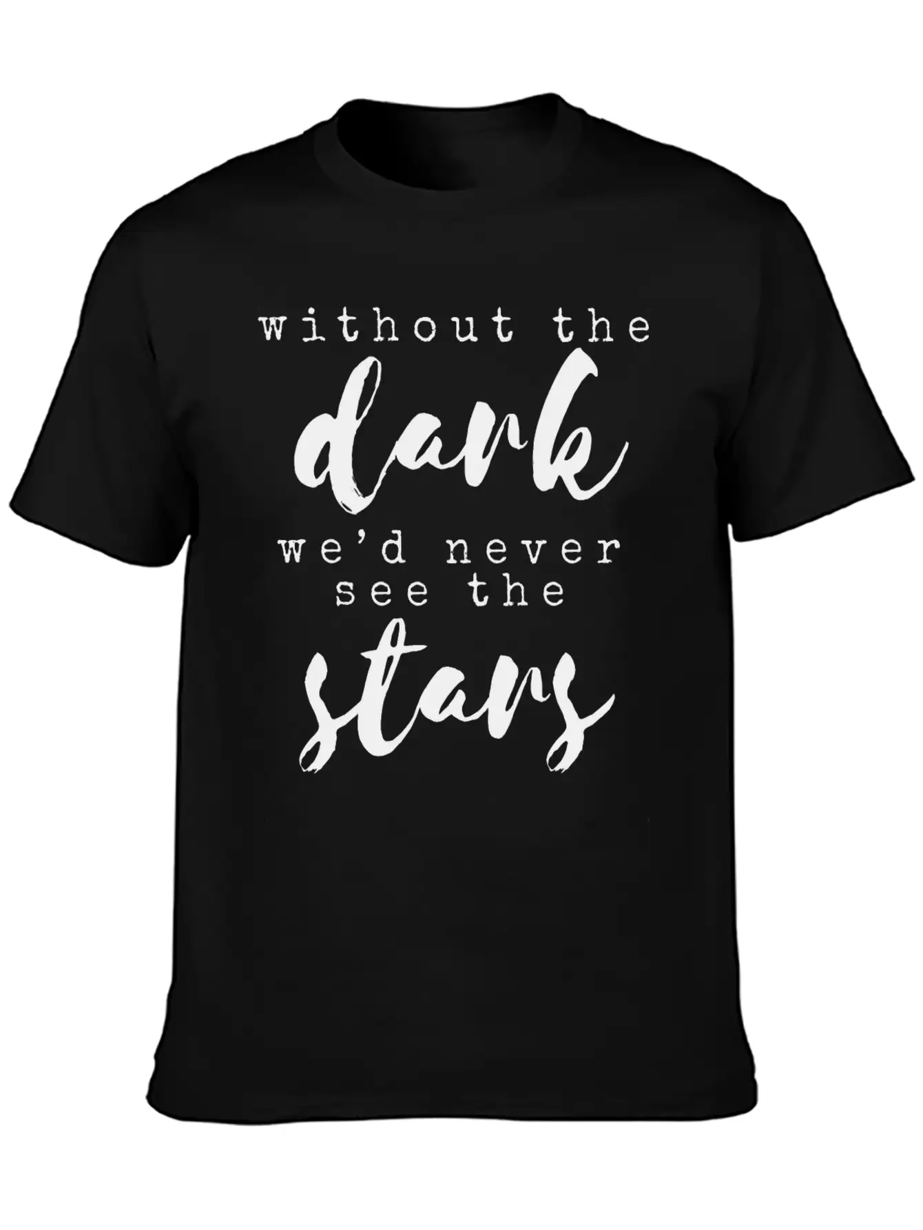 Night Stars Unisex Casual T-Shirt – Clean Design For Daily Comfort