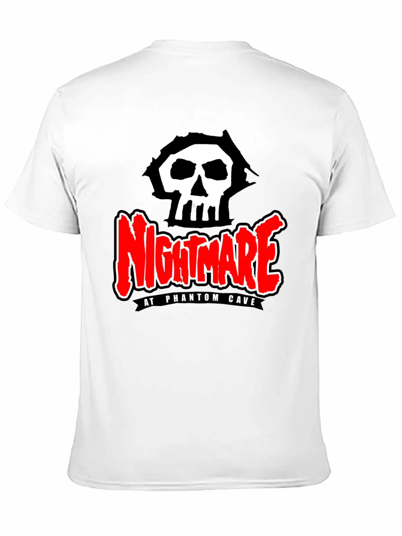 Nightmare At Phantom Cave Roller Coaster Nostalgia Relaxed Everyday Tee – Lightweight And Durable Cotton