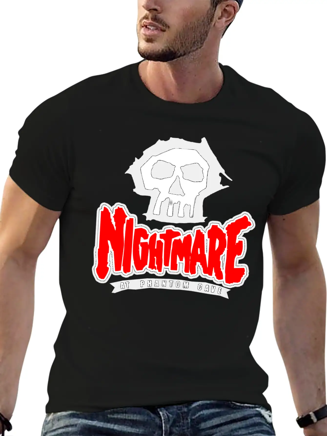 Nightmare At Phantom Cave Roller Coaster Nostalgia Relaxed Everyday Tee – Lightweight And Durable Cotton