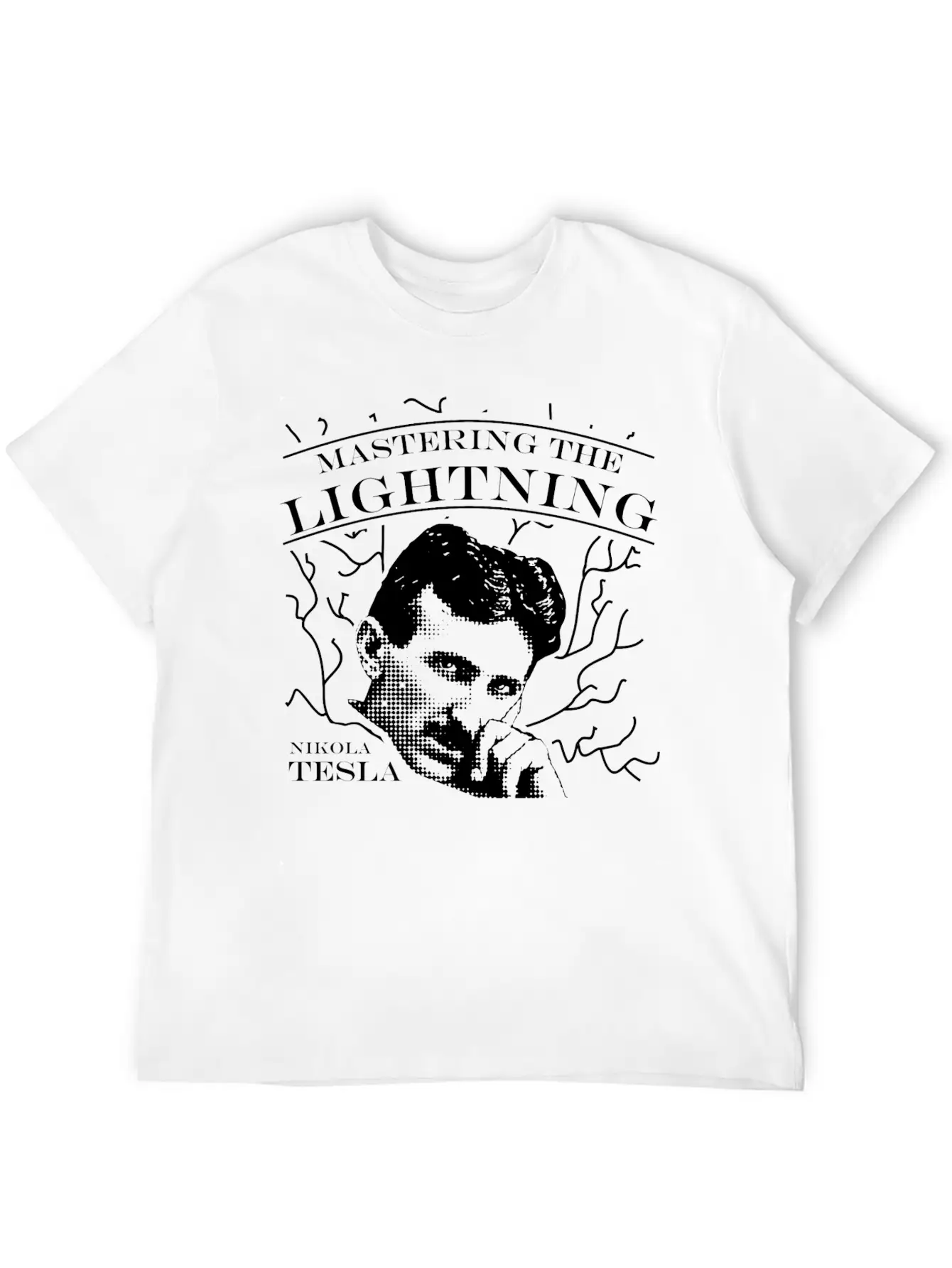 Nikola Tesla Genius Master Energy Power Force Basic Graphic T-Shirt – Daily Comfort In Soft Cotton
