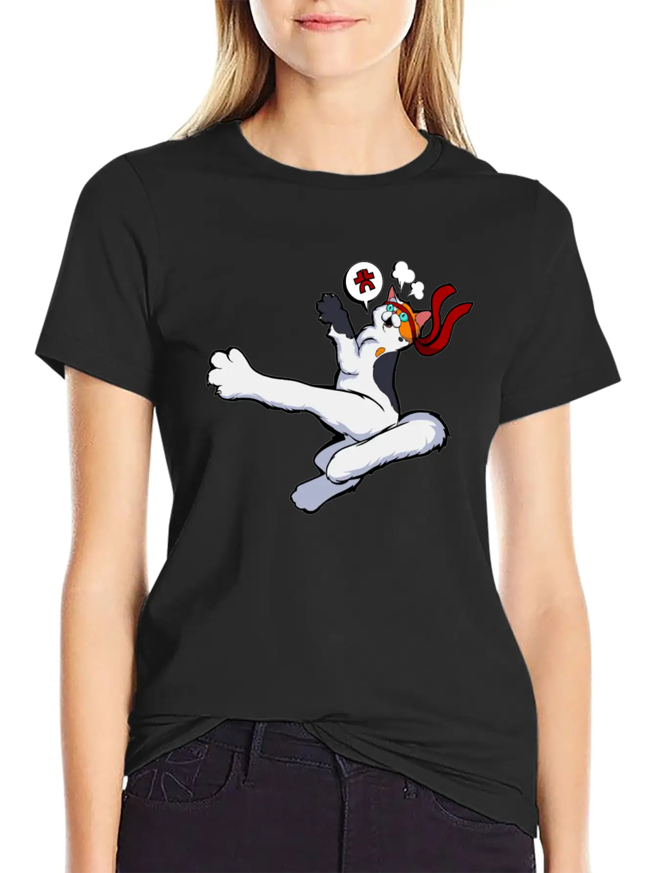 Ninja Japanese Anime Samurai Warrior Cat Unisex Casual T-Shirt – Clean Design For Daily Comfort