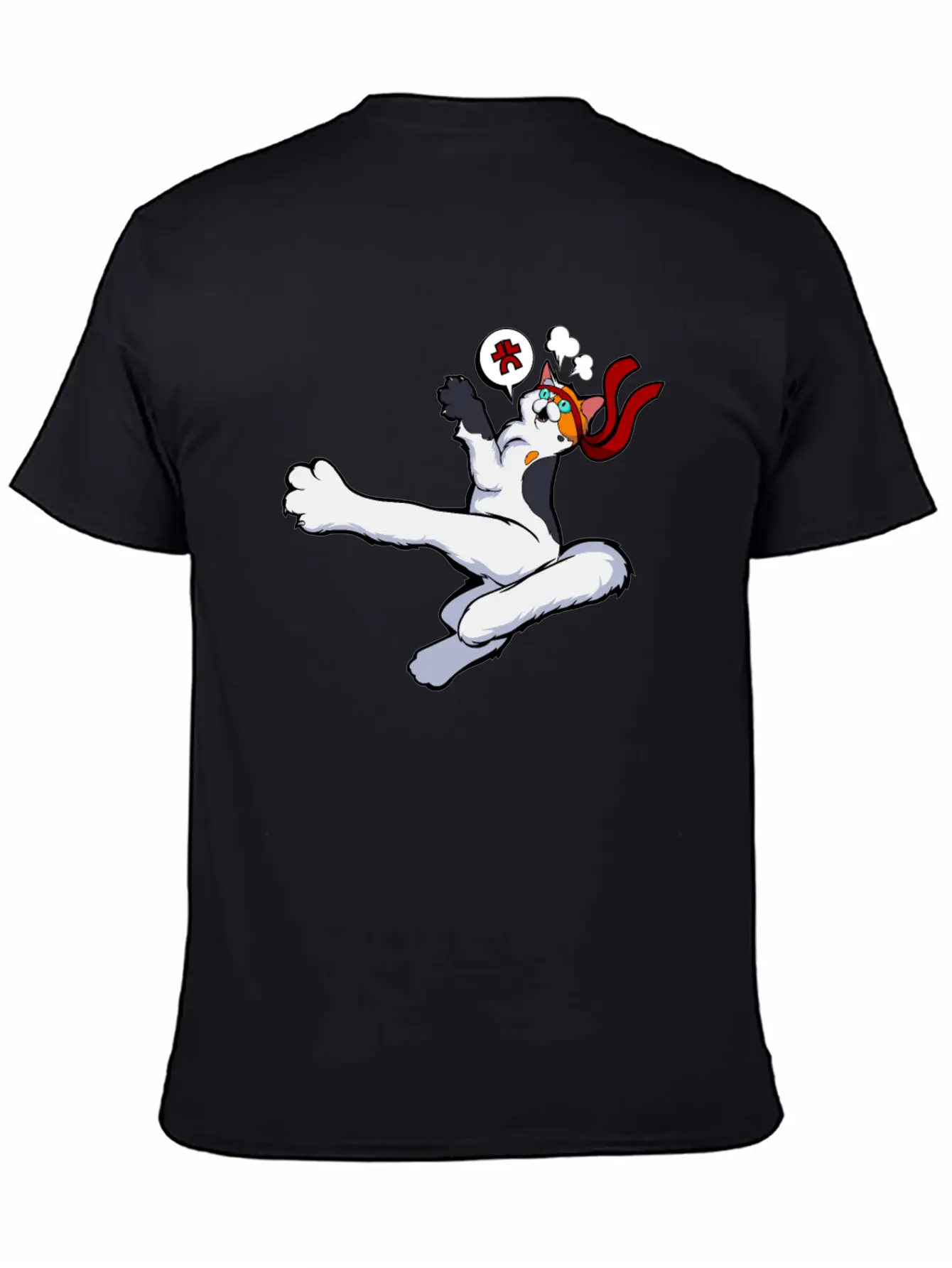 Ninja Japanese Anime Samurai Warrior Cat Unisex Casual T-Shirt – Clean Design For Daily Comfort