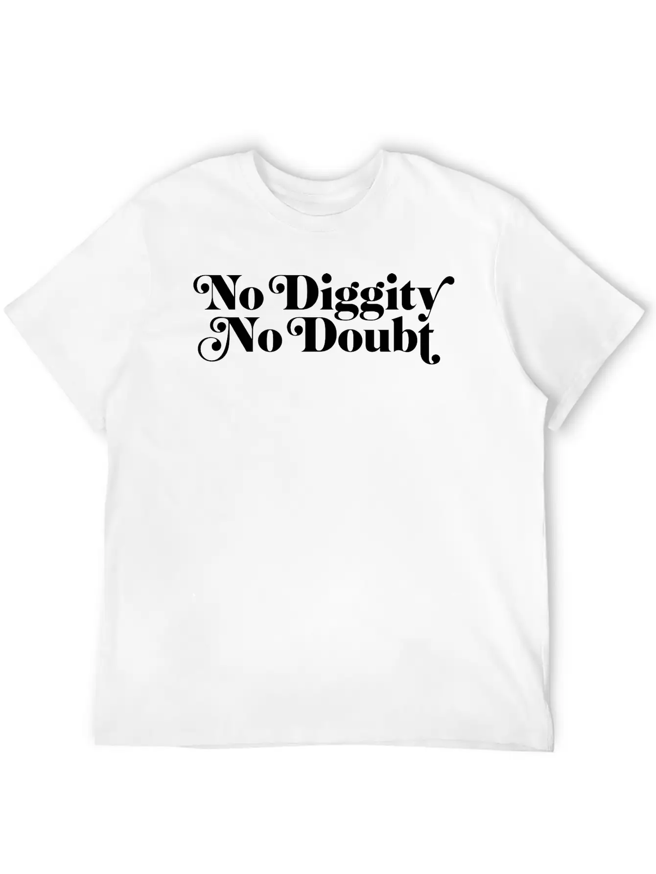No Diggity Vintage Modern Fit Casual T-Shirt – Clean And Versatile Design