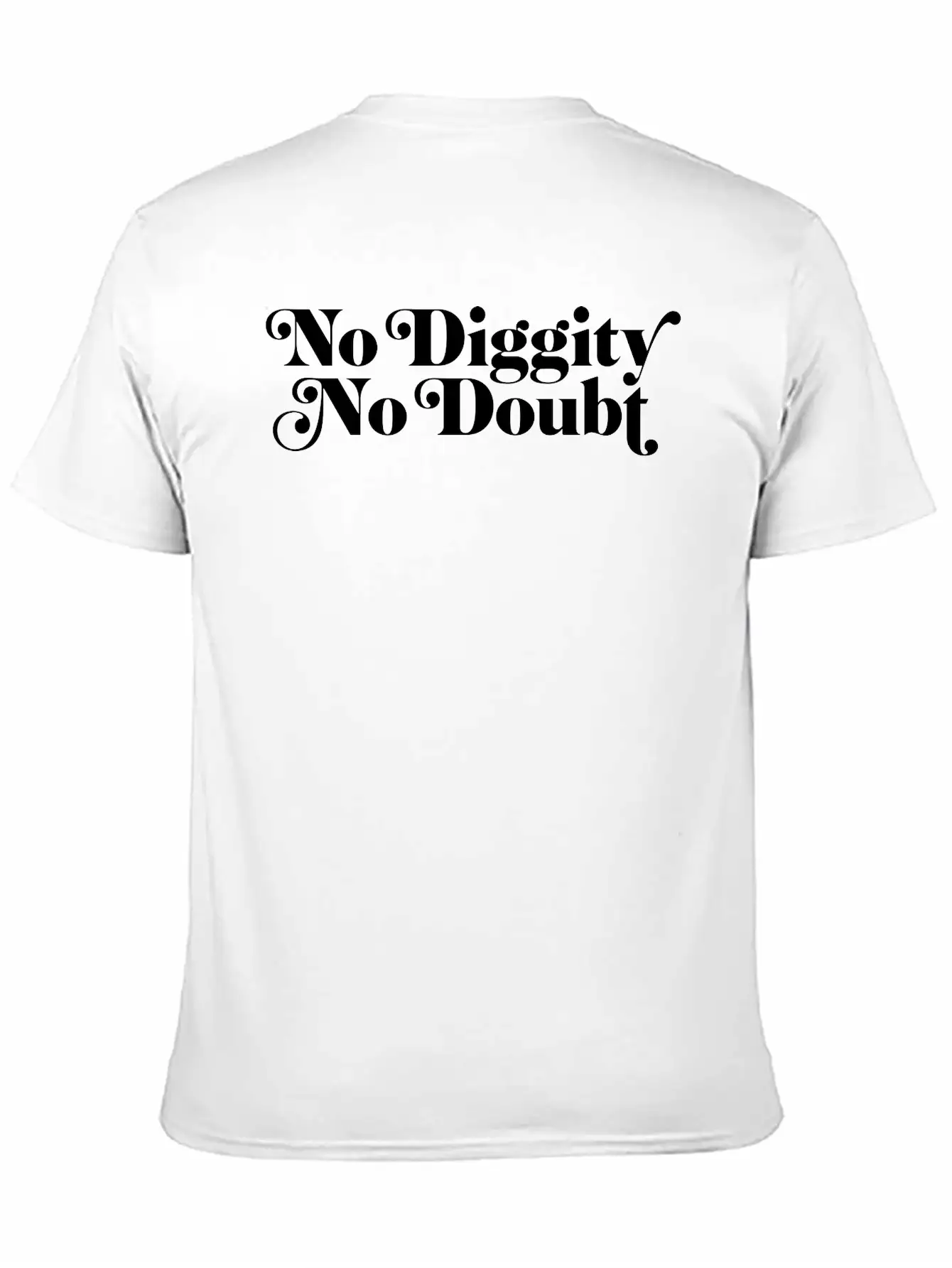 No Diggity Vintage Modern Fit Casual T-Shirt – Clean And Versatile Design