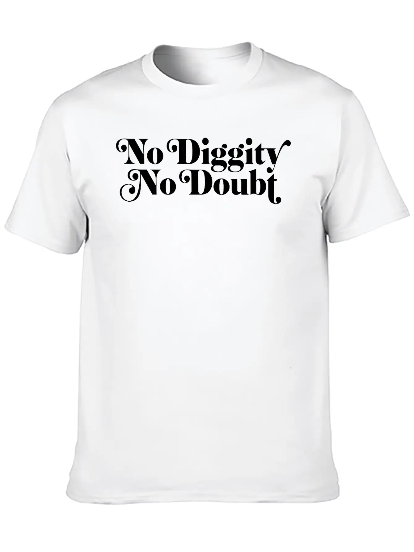 No Diggity Vintage Modern Fit Casual T-Shirt – Clean And Versatile Design