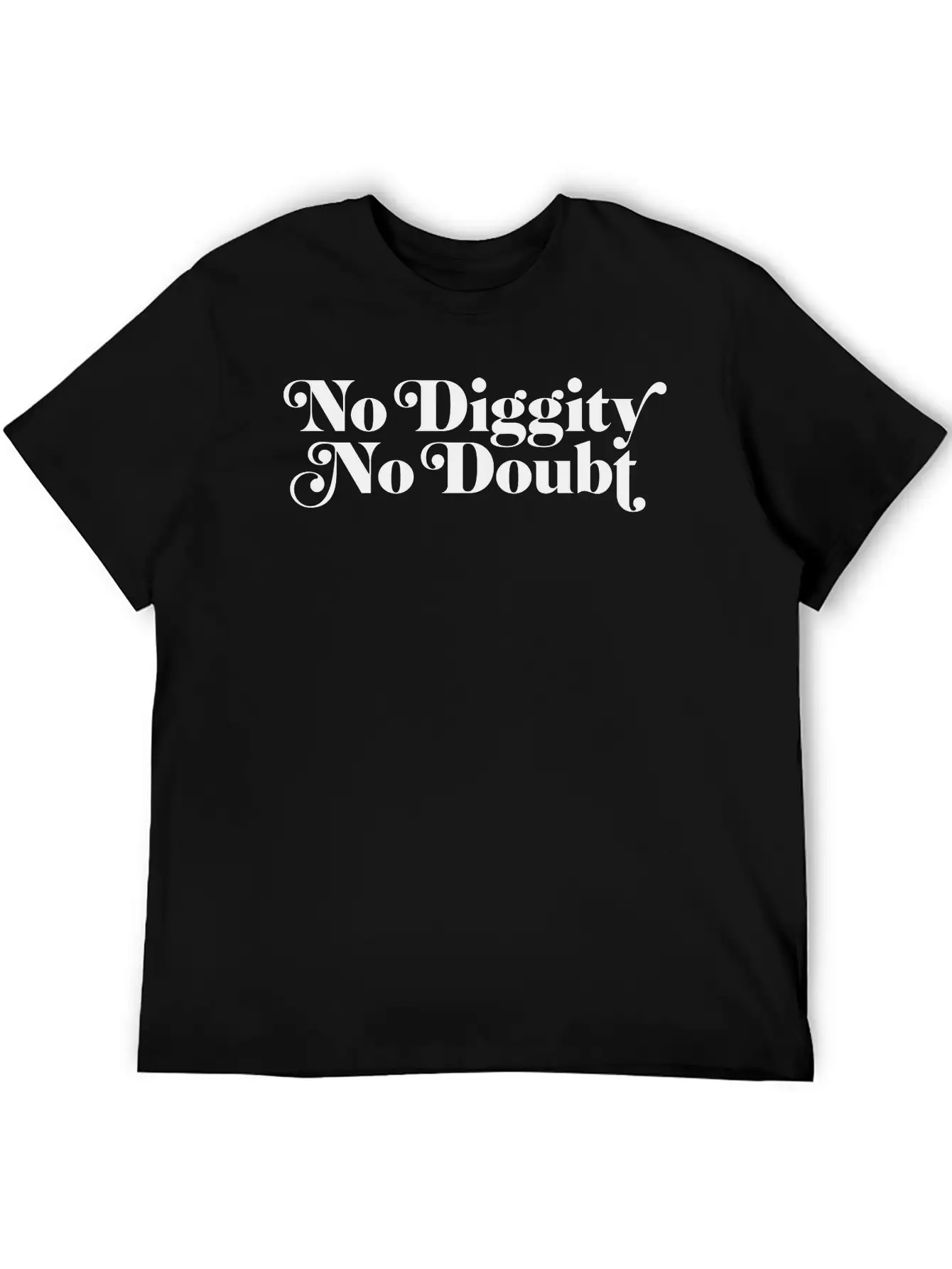 No Diggity Vintage Modern Fit Casual T-Shirt – Clean And Versatile Design
