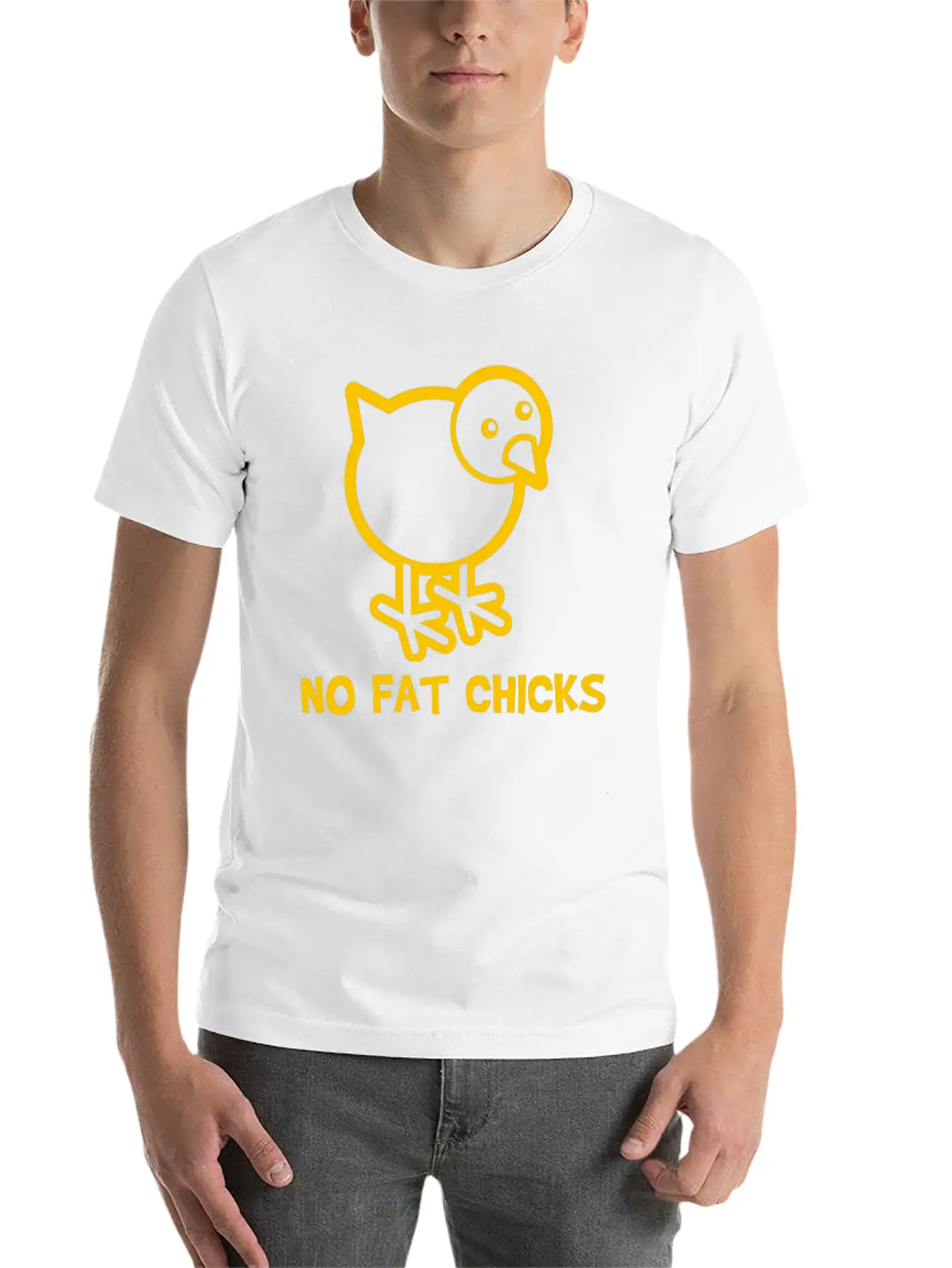 No Fat Chicks Soft Cotton Short Sleeve Tee – Unisex Wardrobe Staple