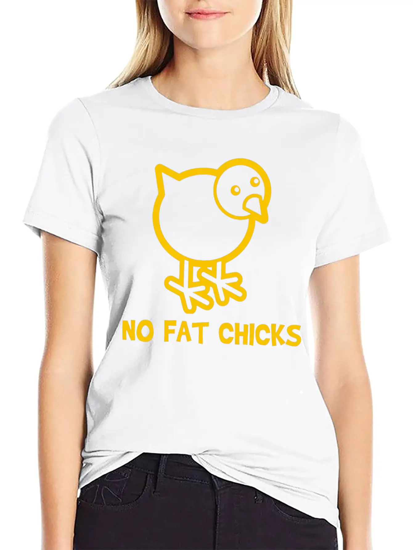 No Fat Chicks Soft Cotton Short Sleeve Tee – Unisex Wardrobe Staple