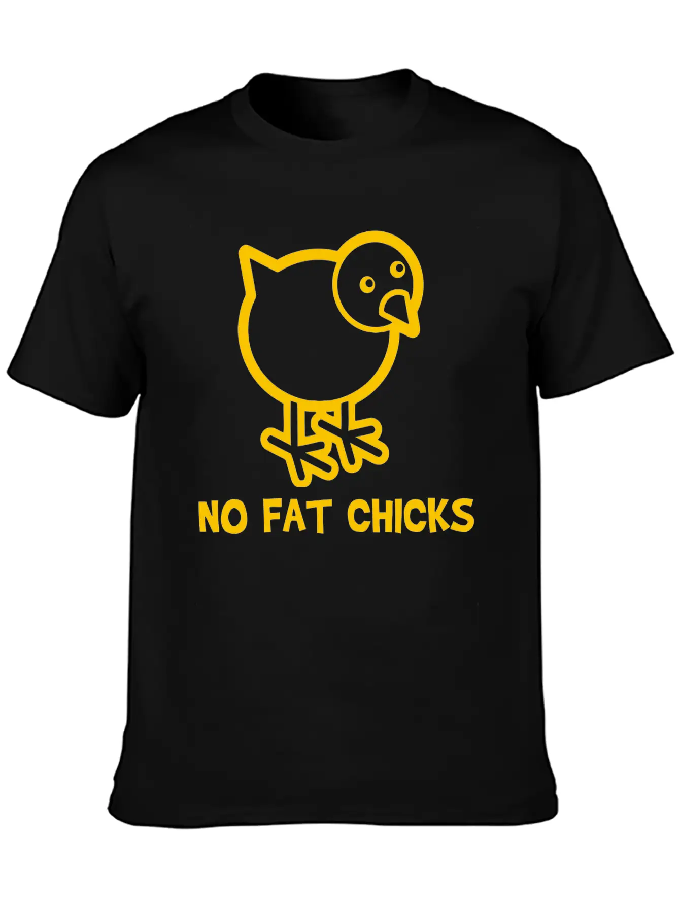 No Fat Chicks Soft Cotton Short Sleeve Tee – Unisex Wardrobe Staple