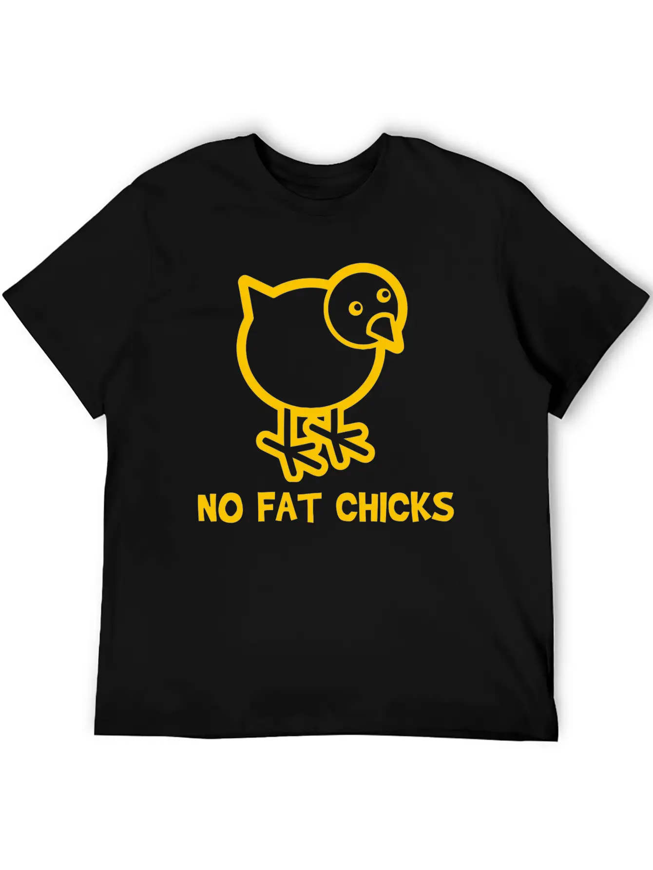 No Fat Chicks Soft Cotton Short Sleeve Tee – Unisex Wardrobe Staple