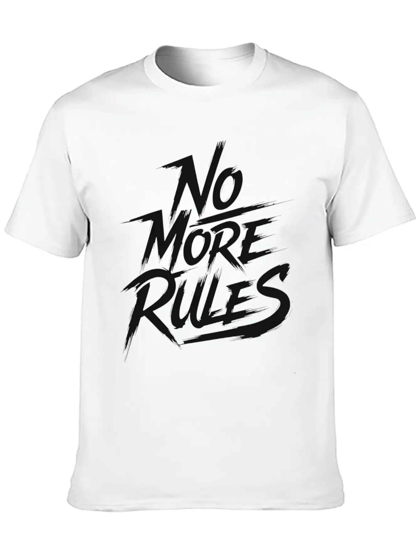 No More Rules Stylish Everyday T-Shirt – Unisex Basic Cotton Tee
