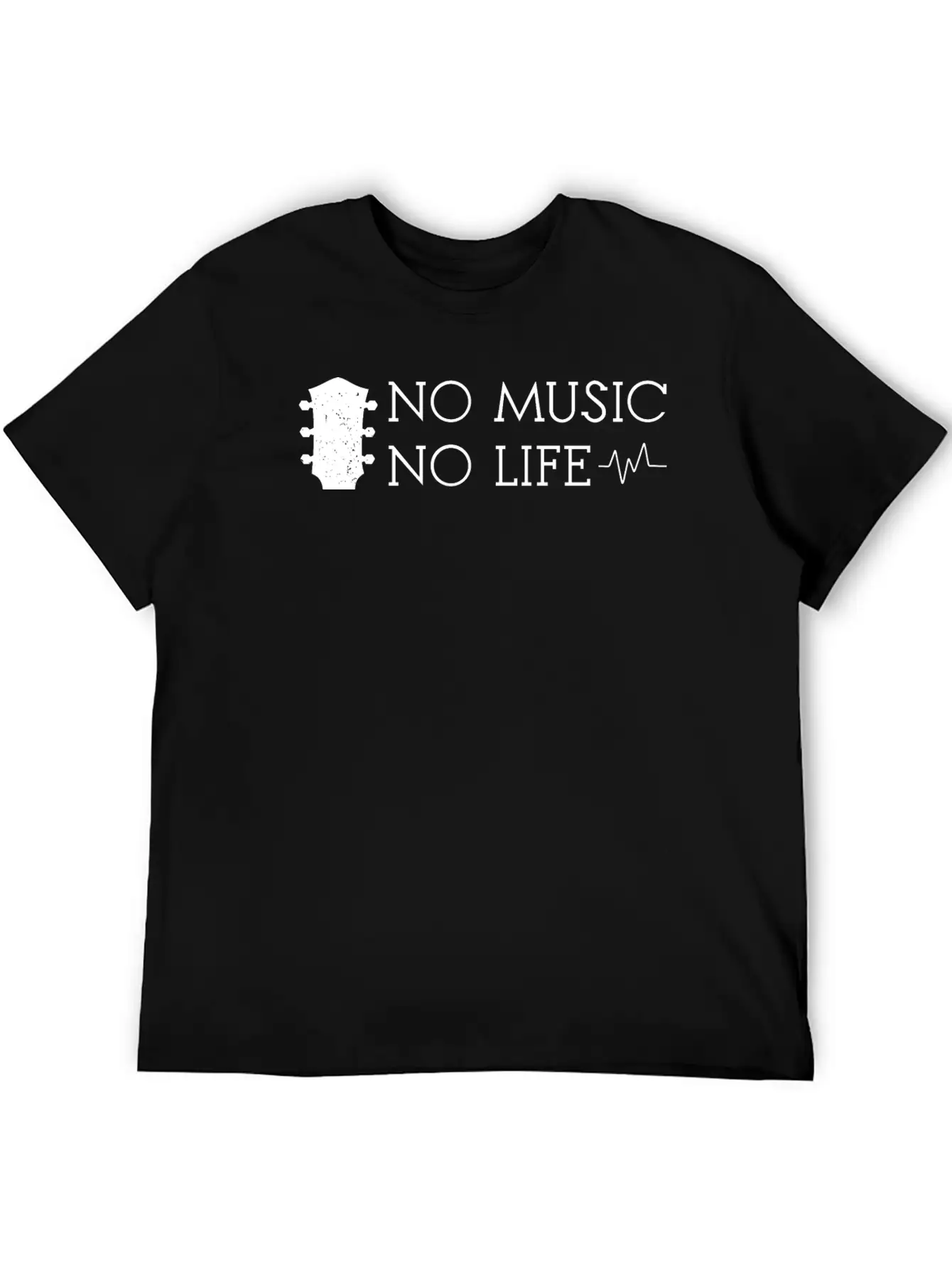 No Music No Life Basic Graphic T-Shirt – Daily Comfort In Soft Cotton
