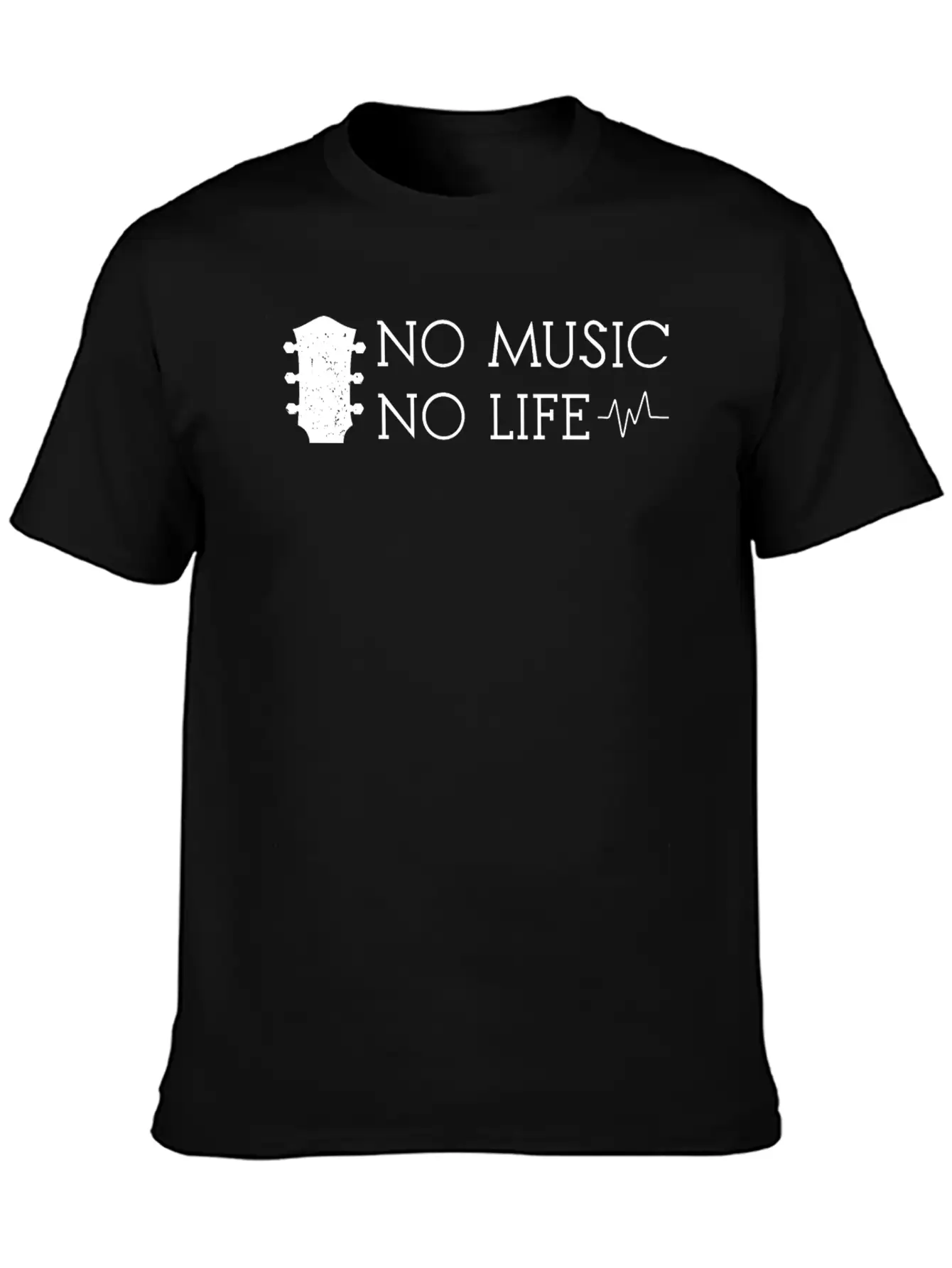 No Music No Life Basic Graphic T-Shirt – Daily Comfort In Soft Cotton