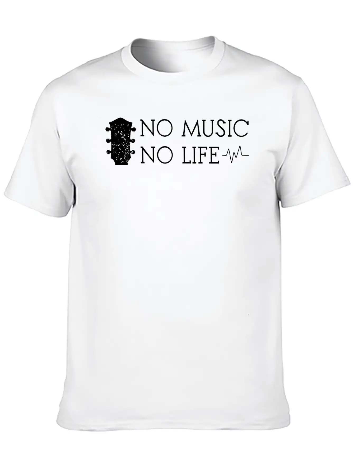 No Music No Life Basic Graphic T-Shirt – Daily Comfort In Soft Cotton