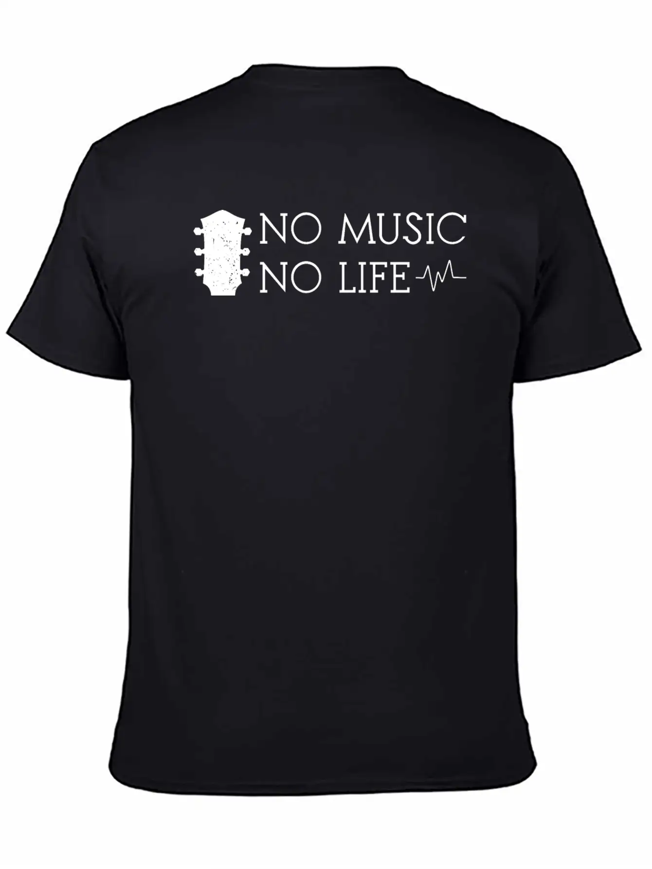No Music No Life Basic Graphic T-Shirt – Daily Comfort In Soft Cotton