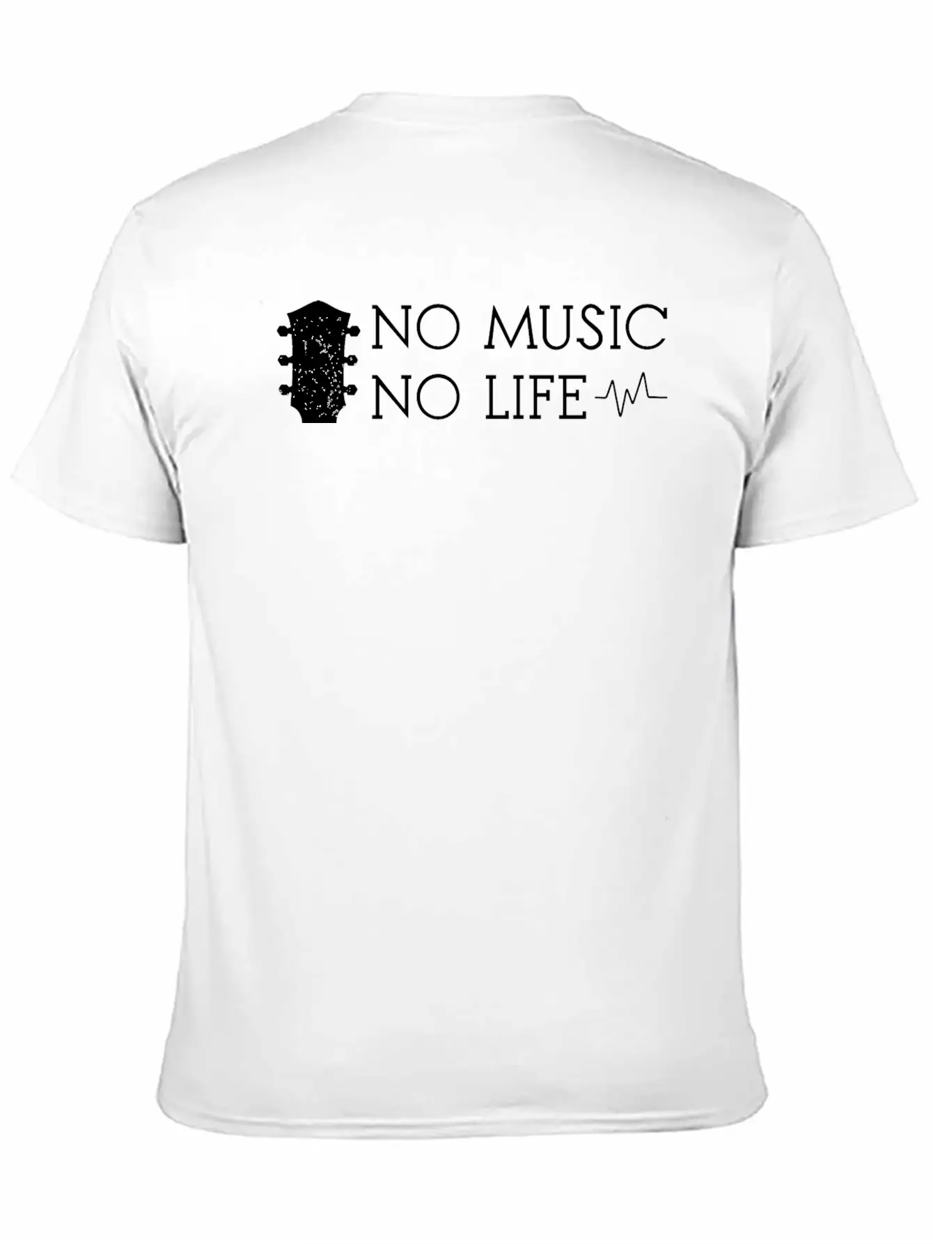 No Music No Life Basic Graphic T-Shirt – Daily Comfort In Soft Cotton