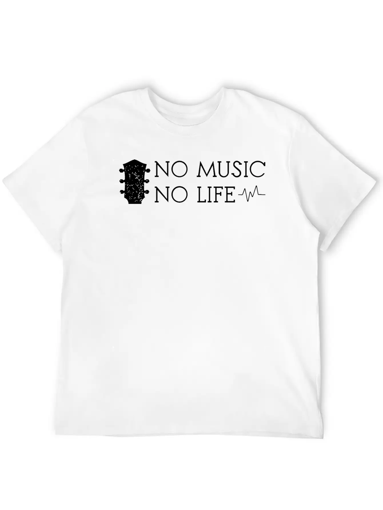 No Music No Life Basic Graphic T-Shirt – Daily Comfort In Soft Cotton