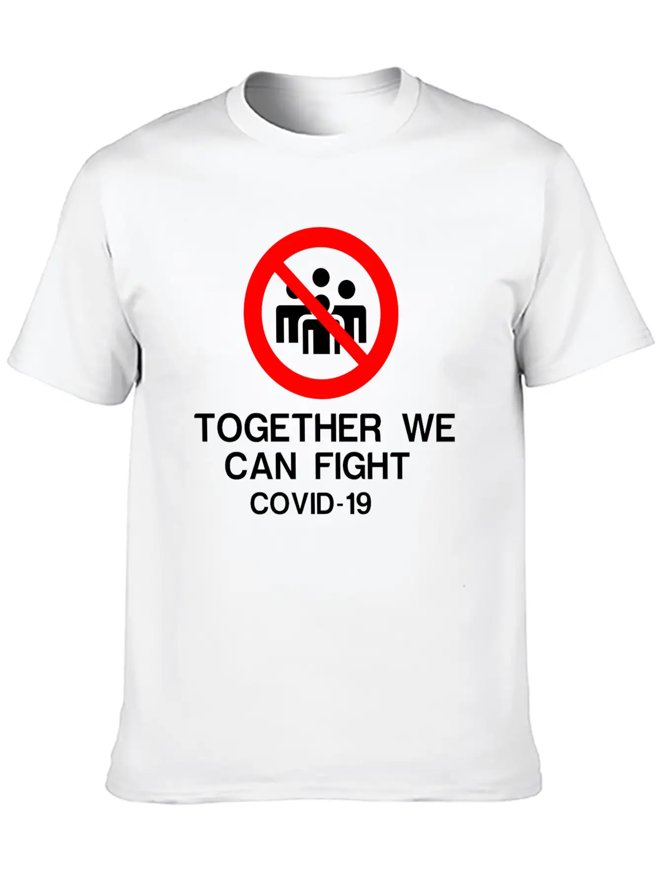 NO PERSON TO PERSON MEETINGS Modern Fit Casual T-Shirt – Clean And Versatile Design