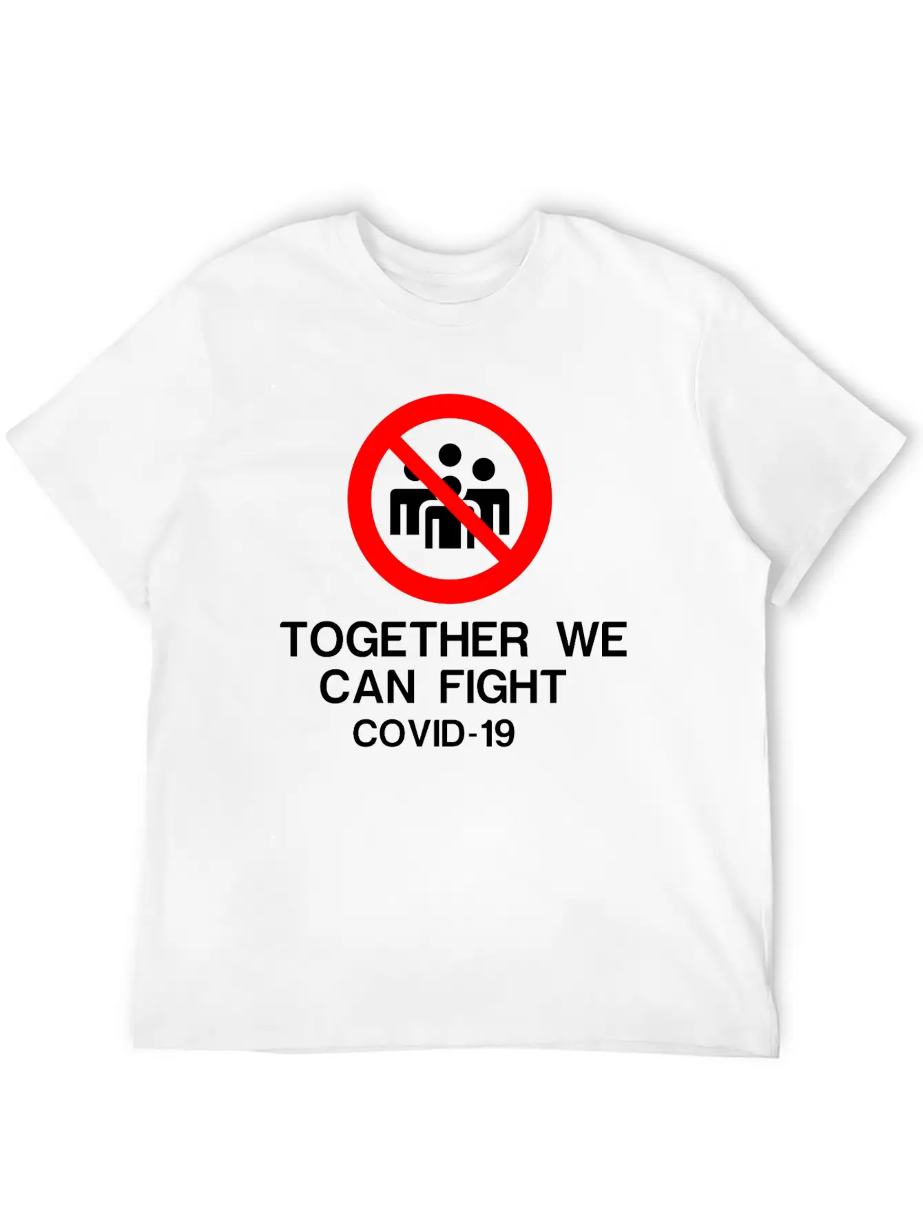 NO PERSON TO PERSON MEETINGS Modern Fit Casual T-Shirt – Clean And Versatile Design