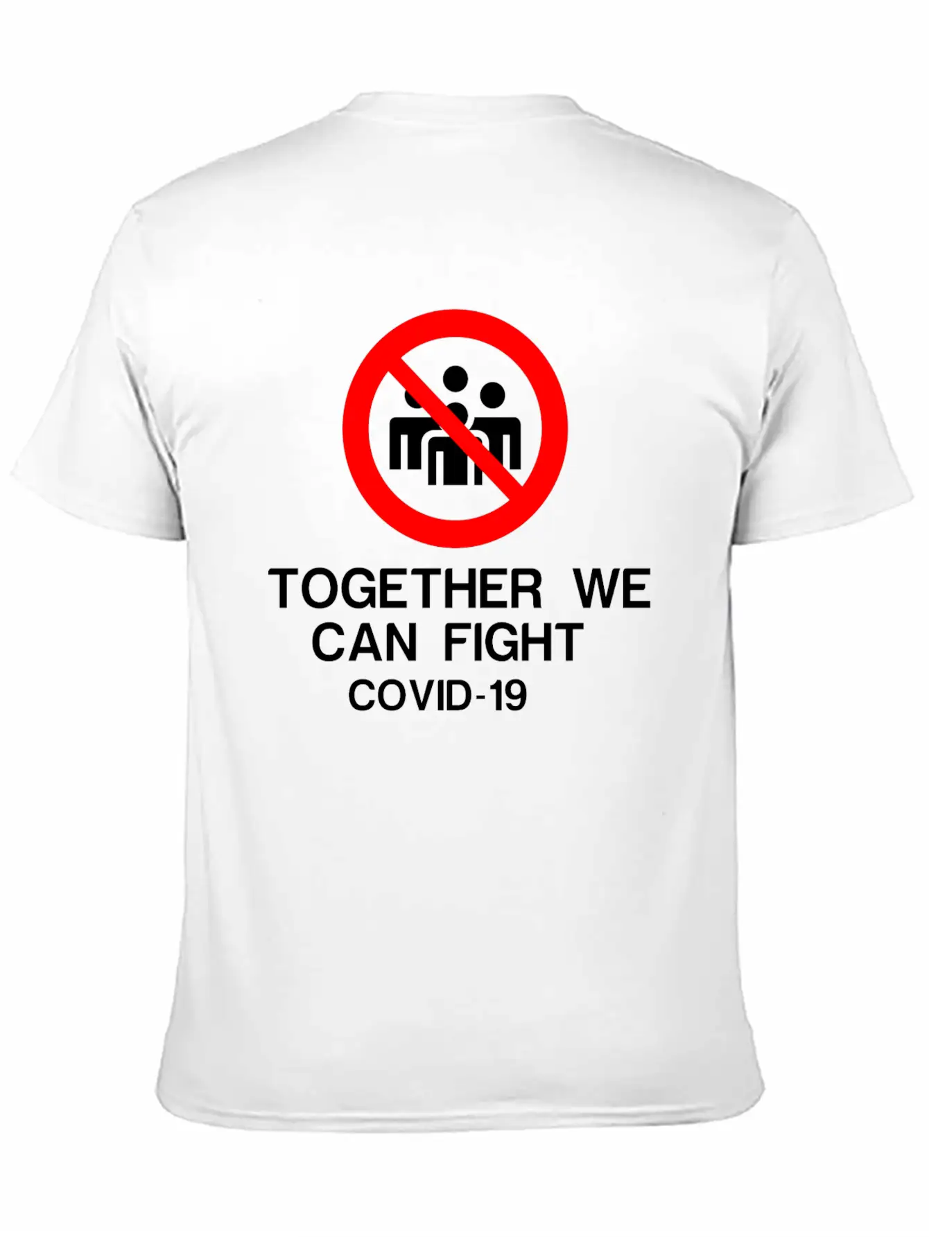 NO PERSON TO PERSON MEETINGS Modern Fit Casual T-Shirt – Clean And Versatile Design