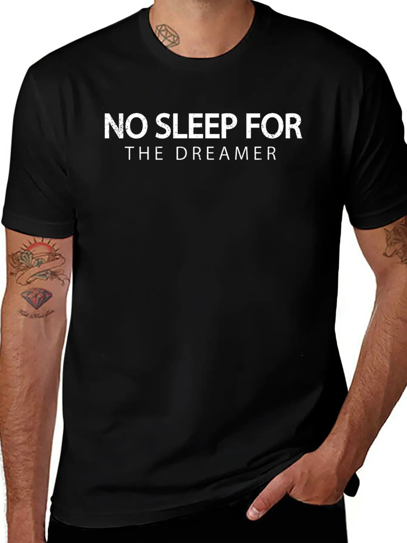 No Sleep For The Dreamer Unisex Casual T-Shirt – Clean Design For Daily Comfort