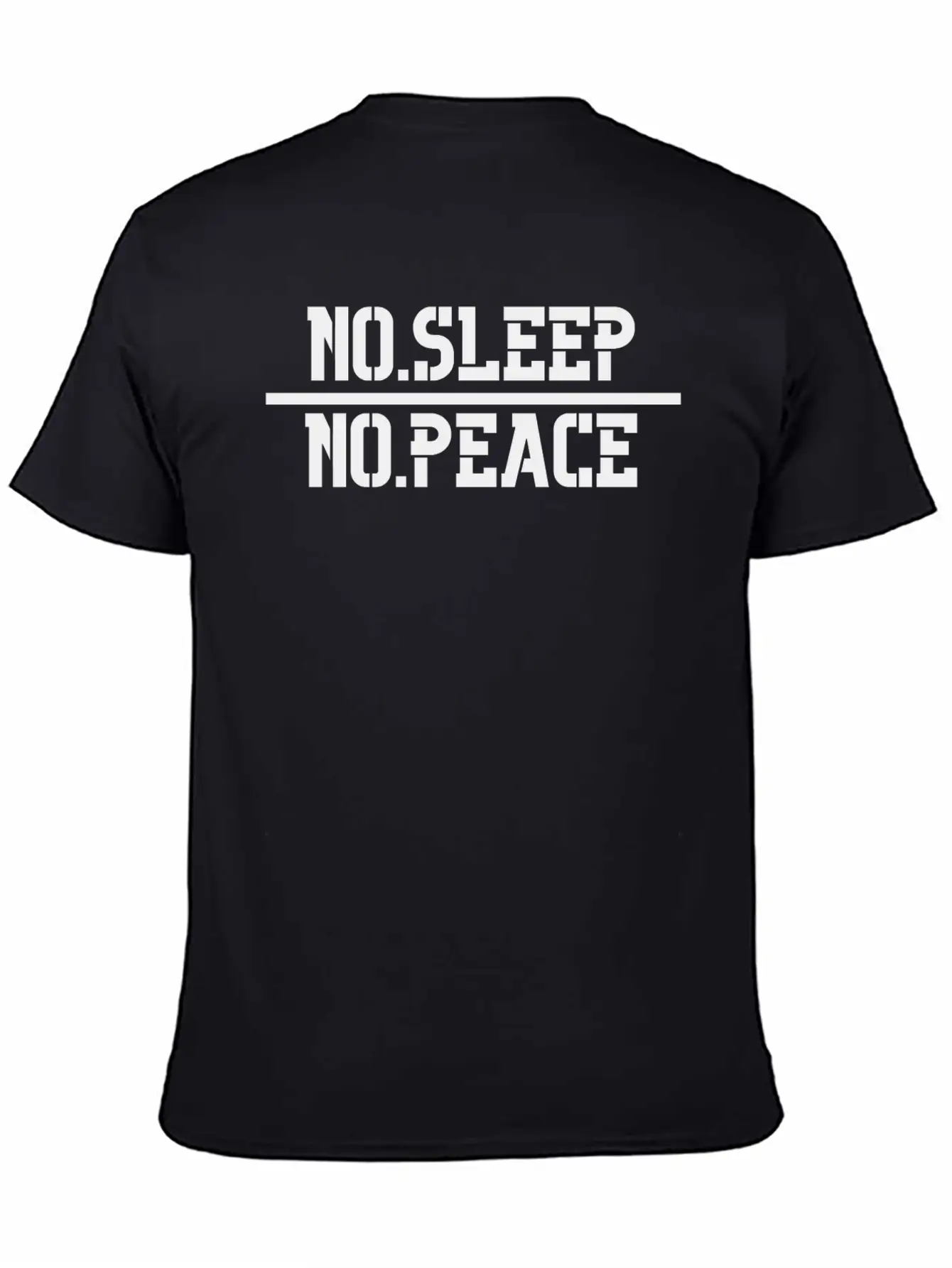 No Sleep, No Peace Lightweight Cotton T-Shirt – Daily Comfort Graphic Shirt
