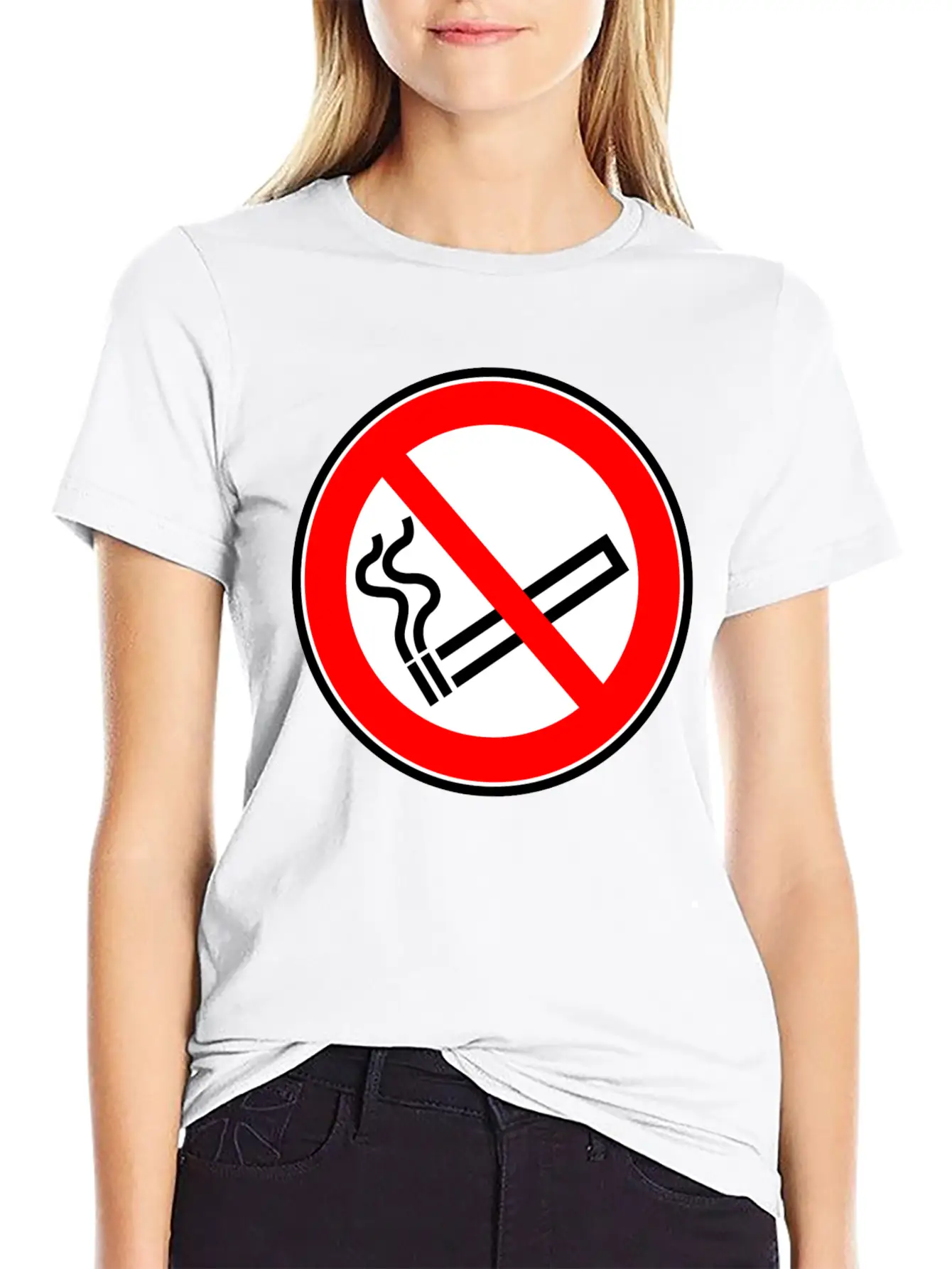 No Smoking Rauchen Raucher2 Modern Fit Casual T-Shirt – Clean And Versatile Design