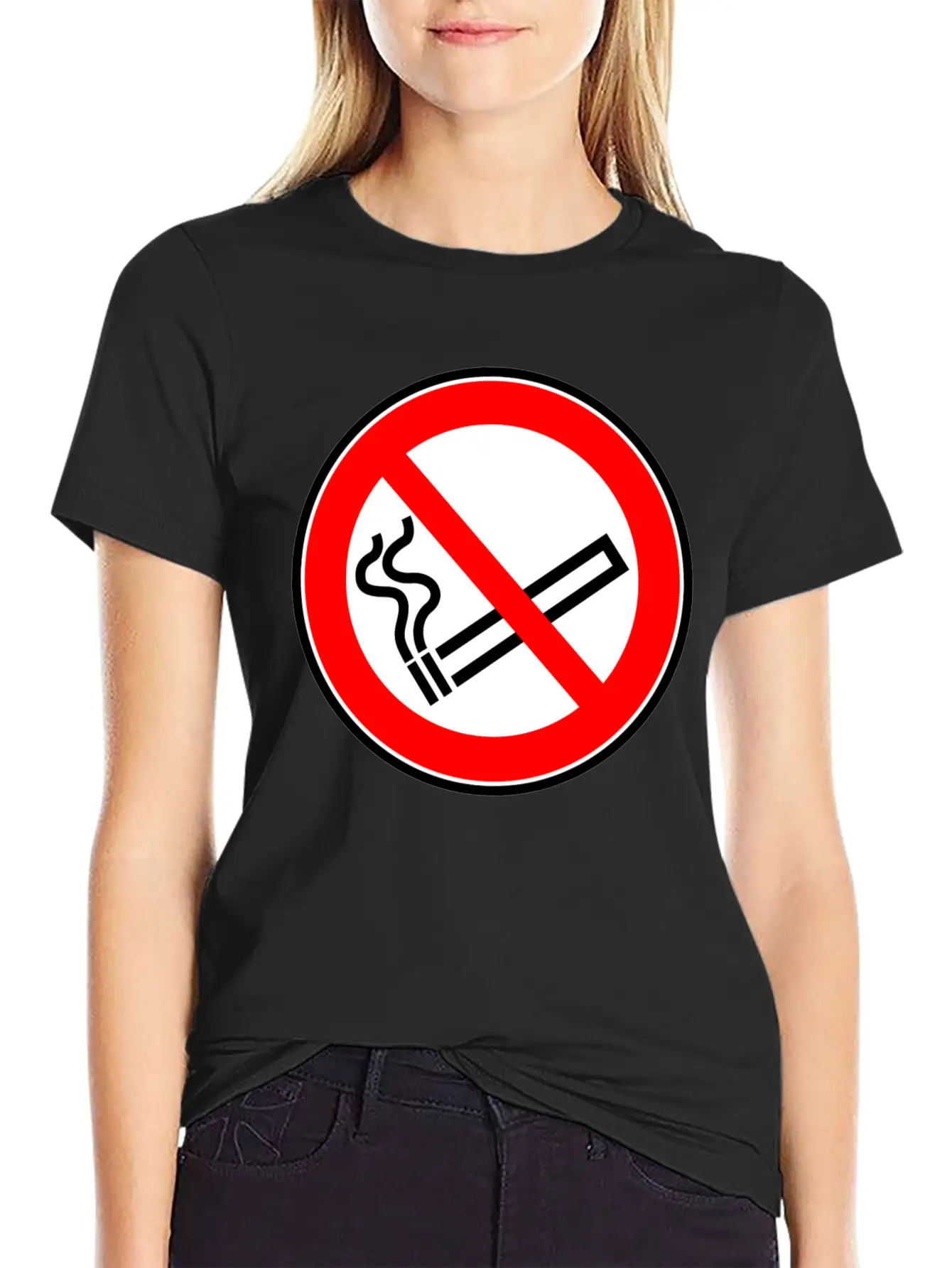 No Smoking Rauchen Raucher2 Modern Fit Casual T-Shirt – Clean And Versatile Design