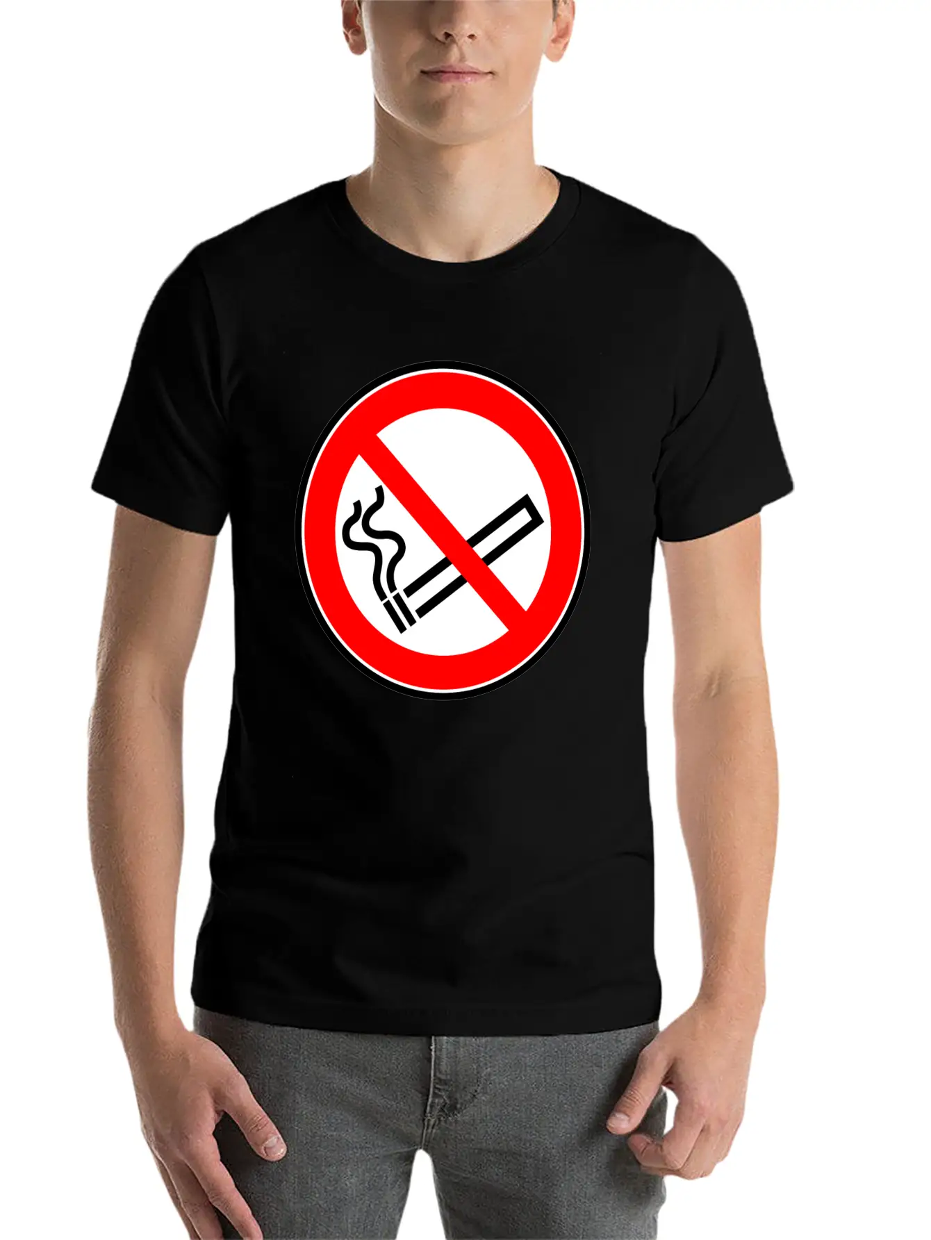 No Smoking Rauchen Raucher2 Modern Fit Casual T-Shirt – Clean And Versatile Design