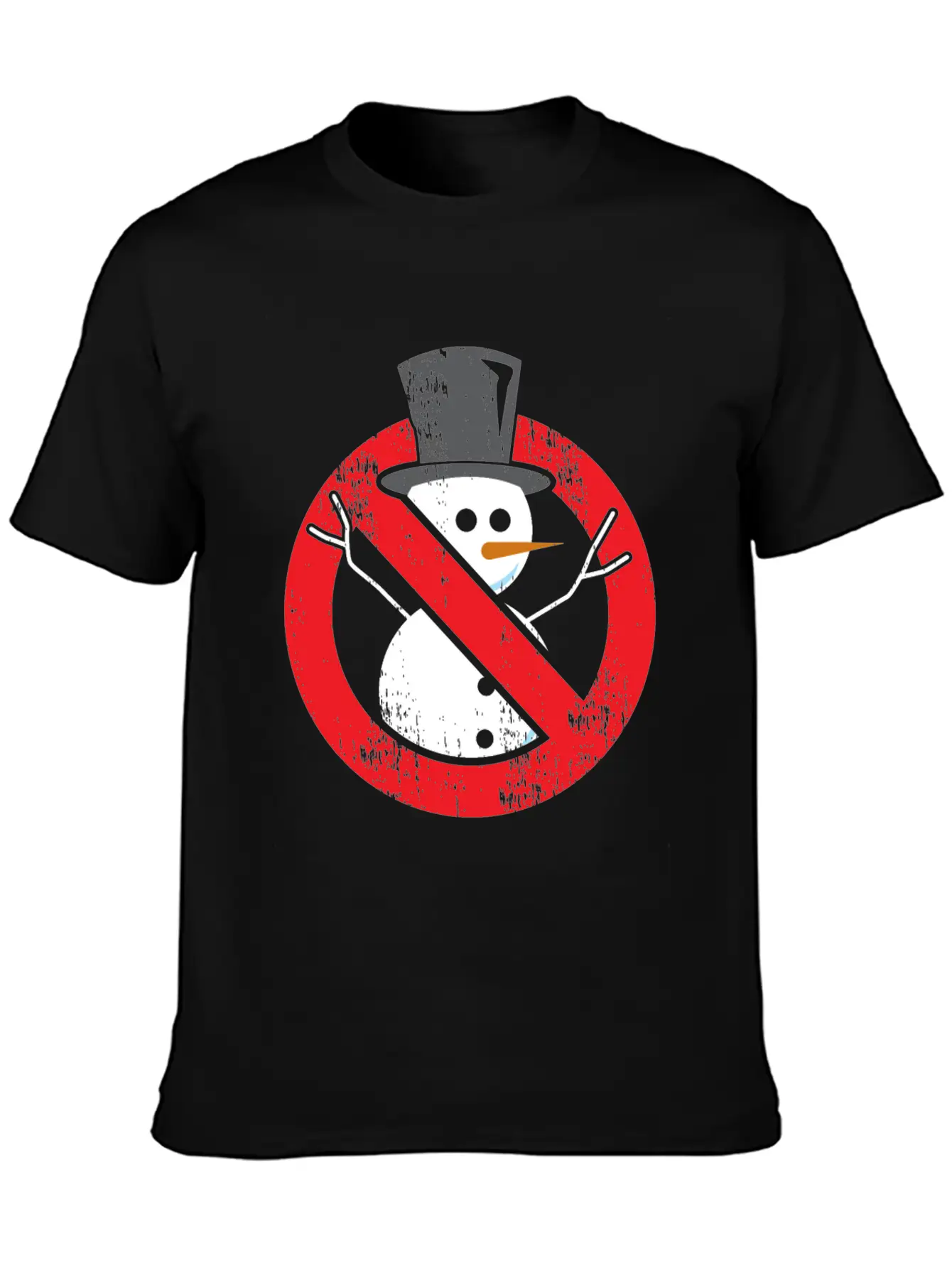 No Snowman Forbidden Anti Christmas Fun Sweater Comfortable Minimalist Graphic Tee – Summer Style Essential