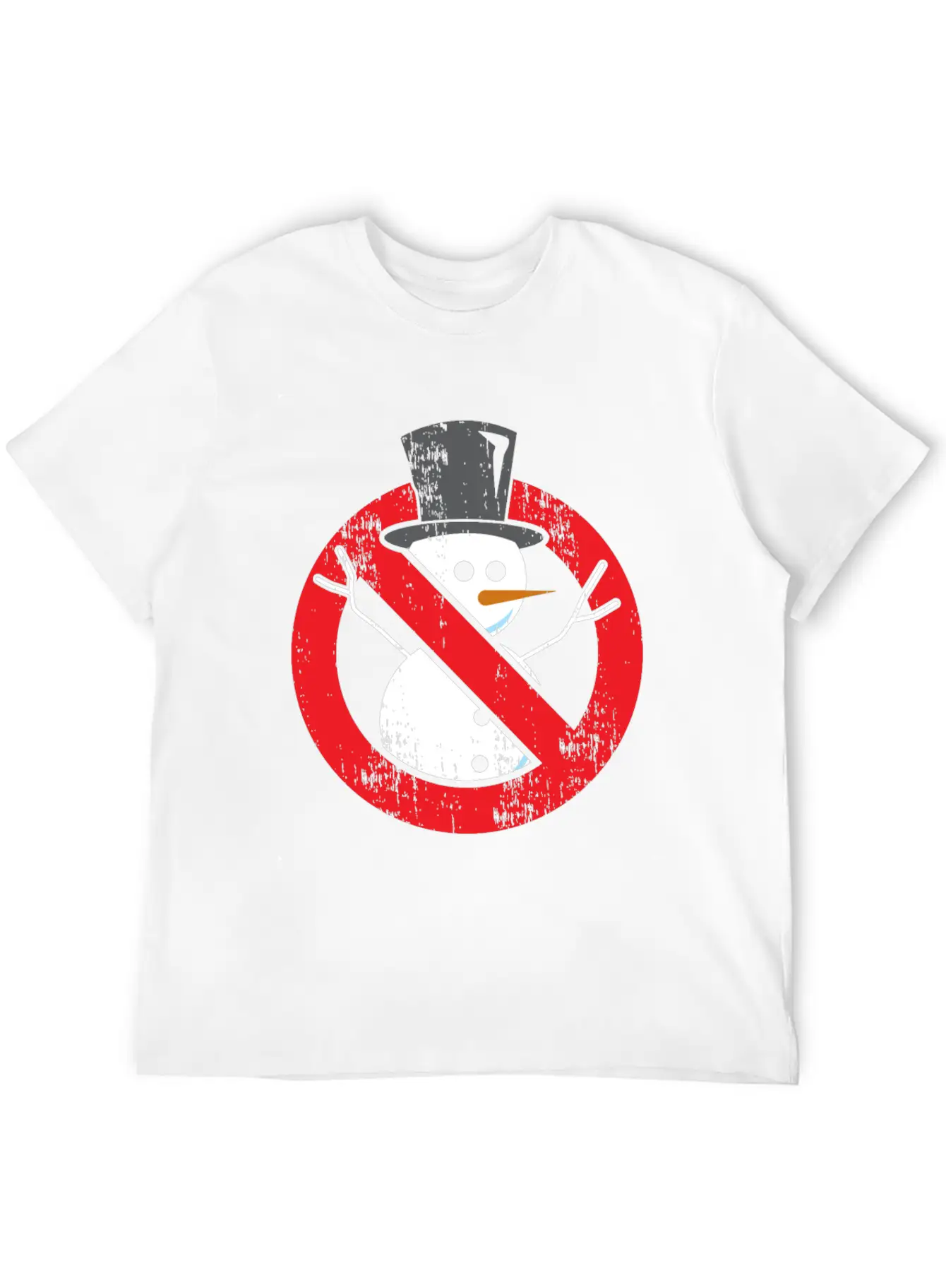 No Snowman Forbidden Anti Christmas Fun Sweater Comfortable Minimalist Graphic Tee – Summer Style Essential