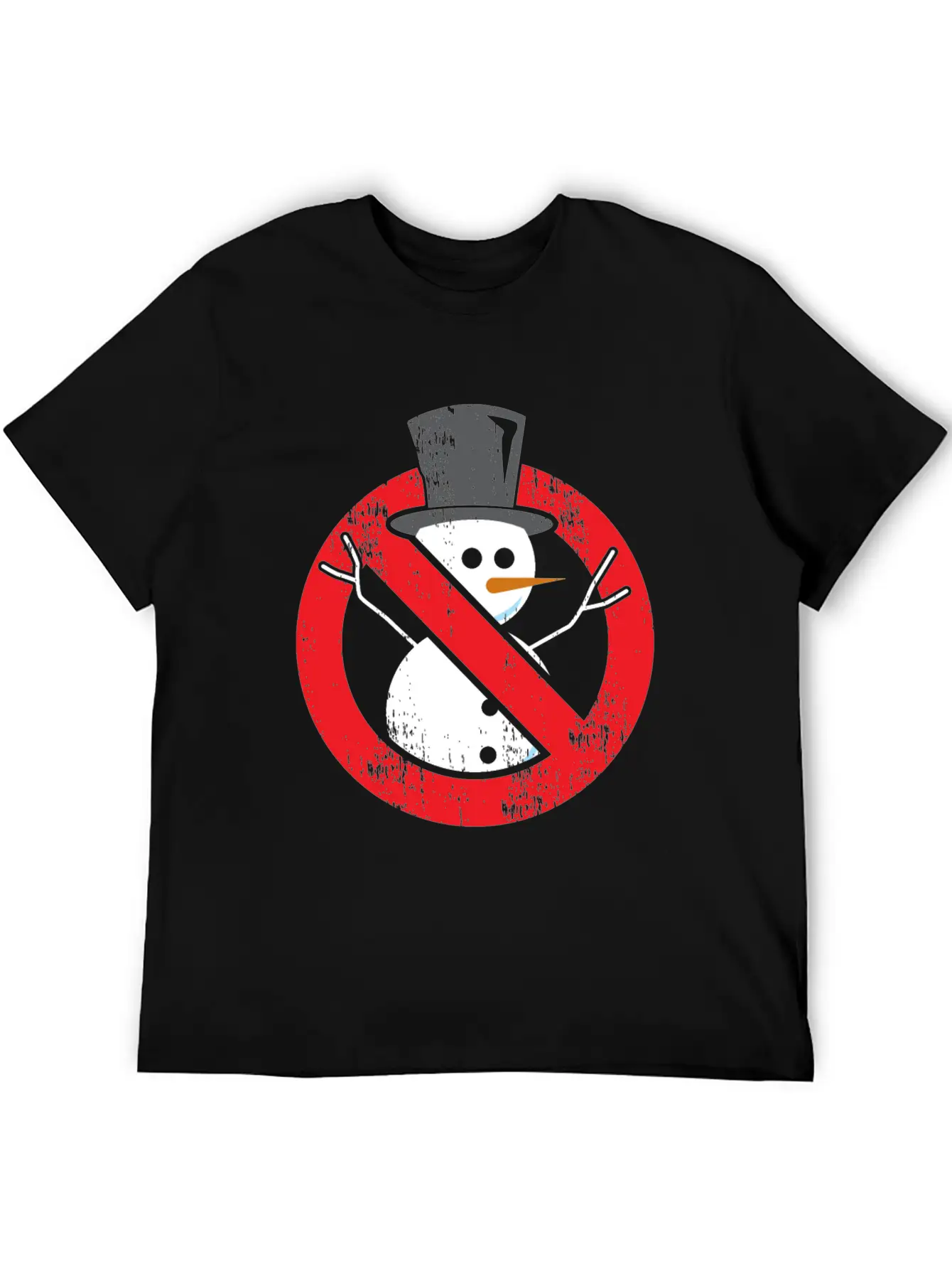 No Snowman Forbidden Anti Christmas Fun Sweater Comfortable Minimalist Graphic Tee – Summer Style Essential