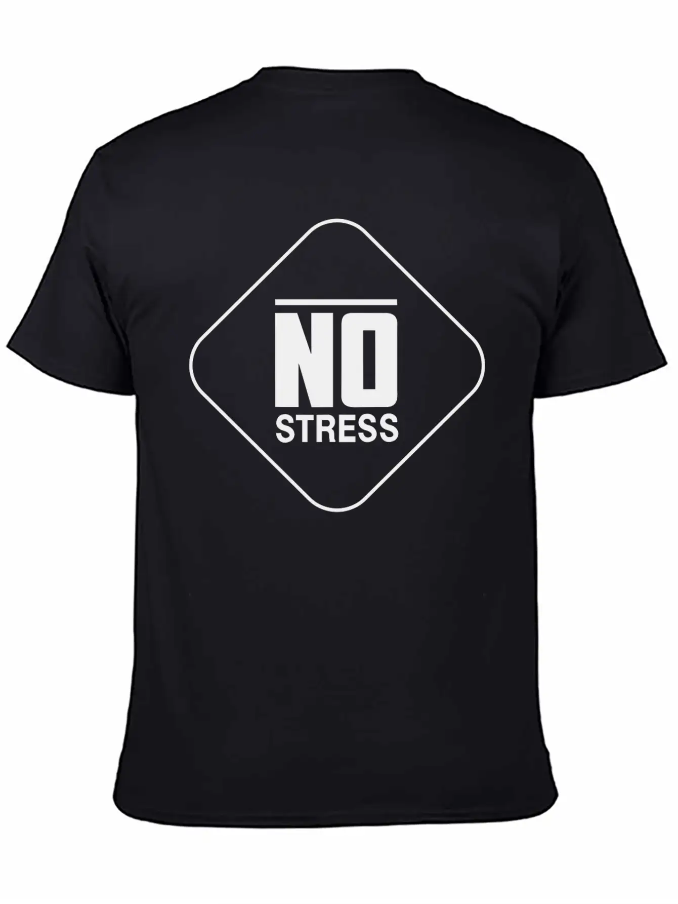 No Stress Basic Graphic T-Shirt – Daily Comfort In Soft Cotton