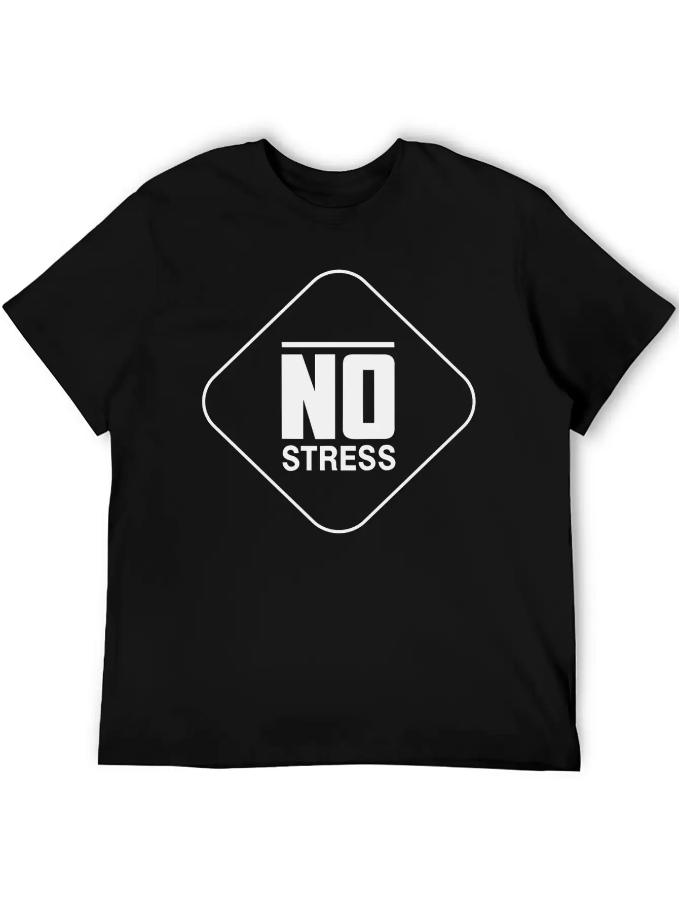 No Stress Basic Graphic T-Shirt – Daily Comfort In Soft Cotton