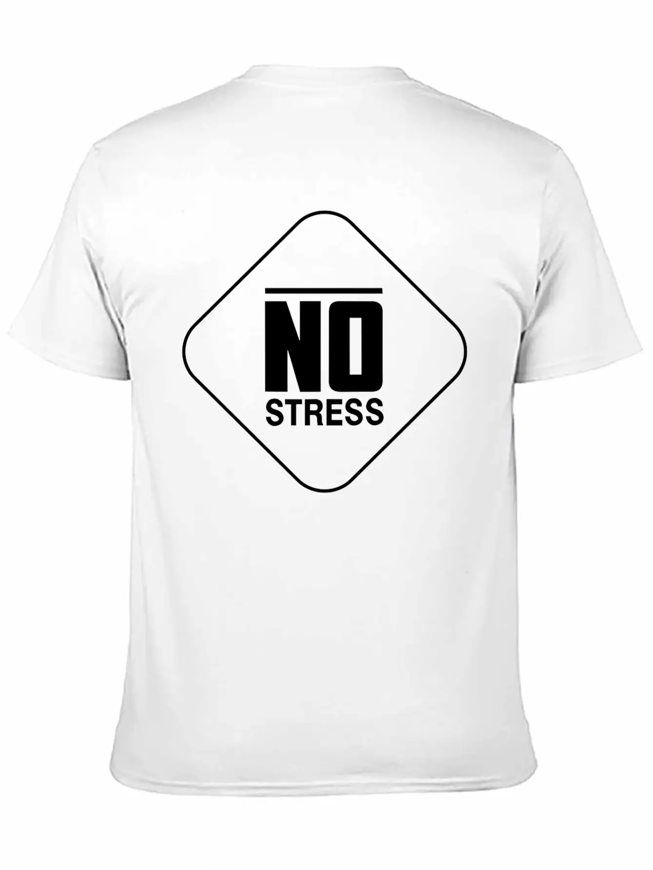 No Stress Basic Graphic T-Shirt – Daily Comfort In Soft Cotton