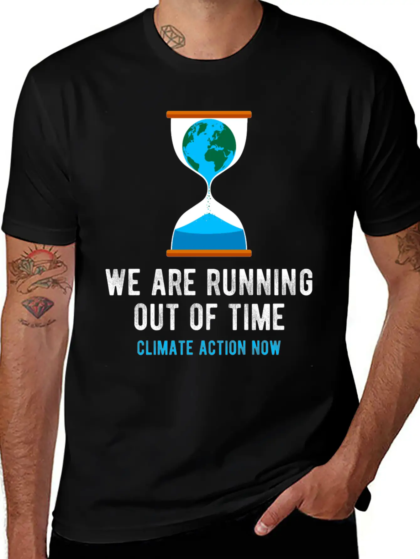 No Time Climate Action Now Lightweight Cotton T-Shirt – Daily Comfort Graphic Shirt