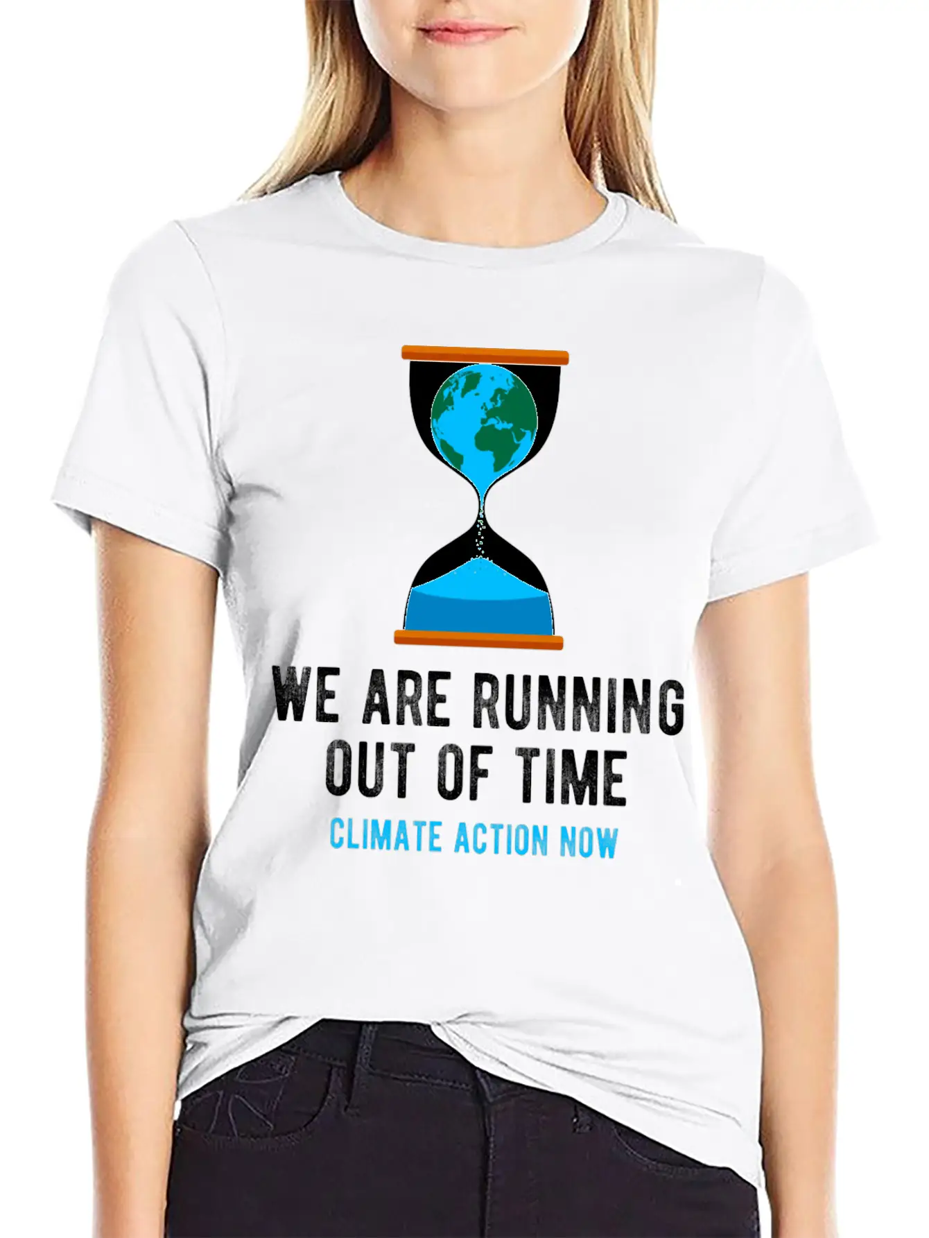 No Time Climate Action Now Lightweight Cotton T-Shirt – Daily Comfort Graphic Shirt