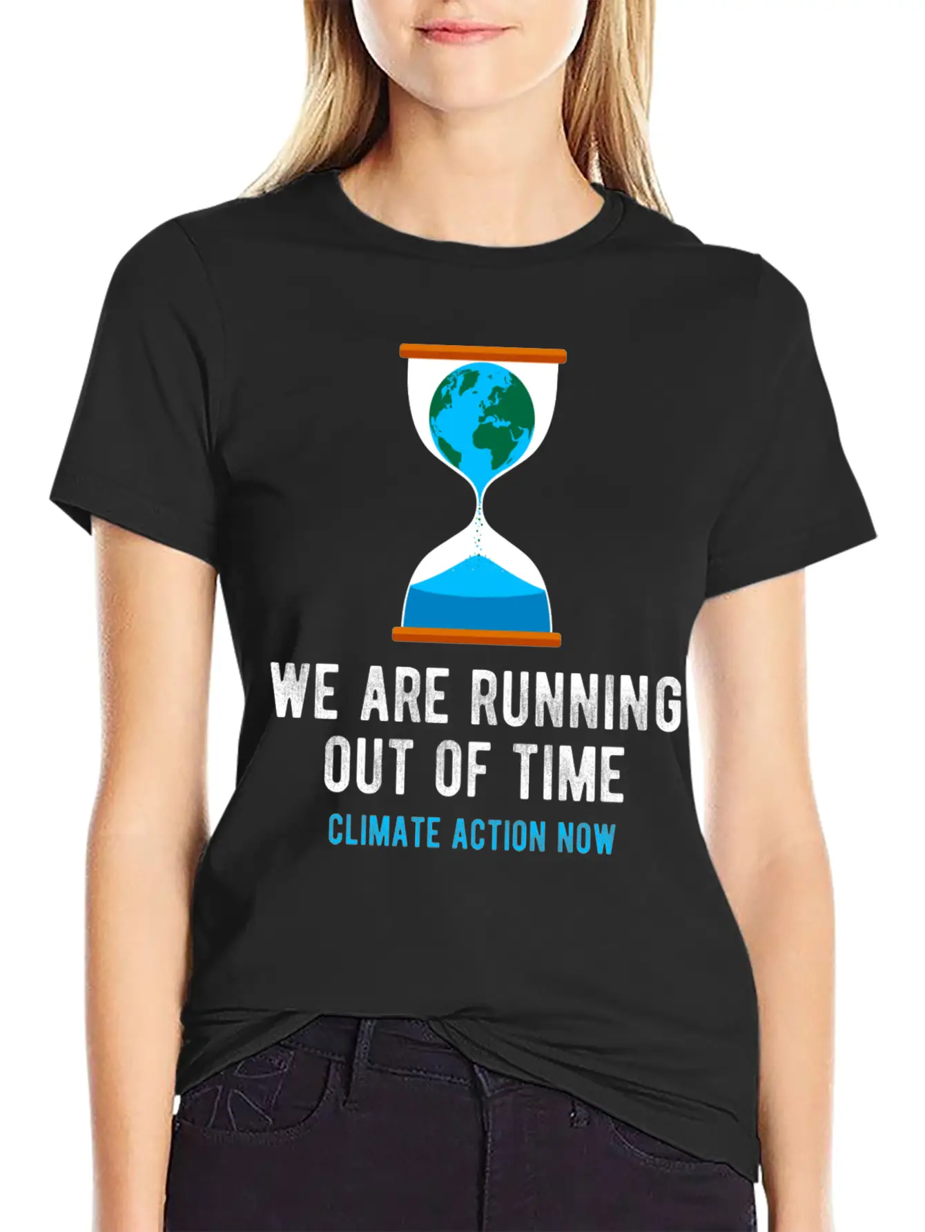 No Time Climate Action Now Lightweight Cotton T-Shirt – Daily Comfort Graphic Shirt