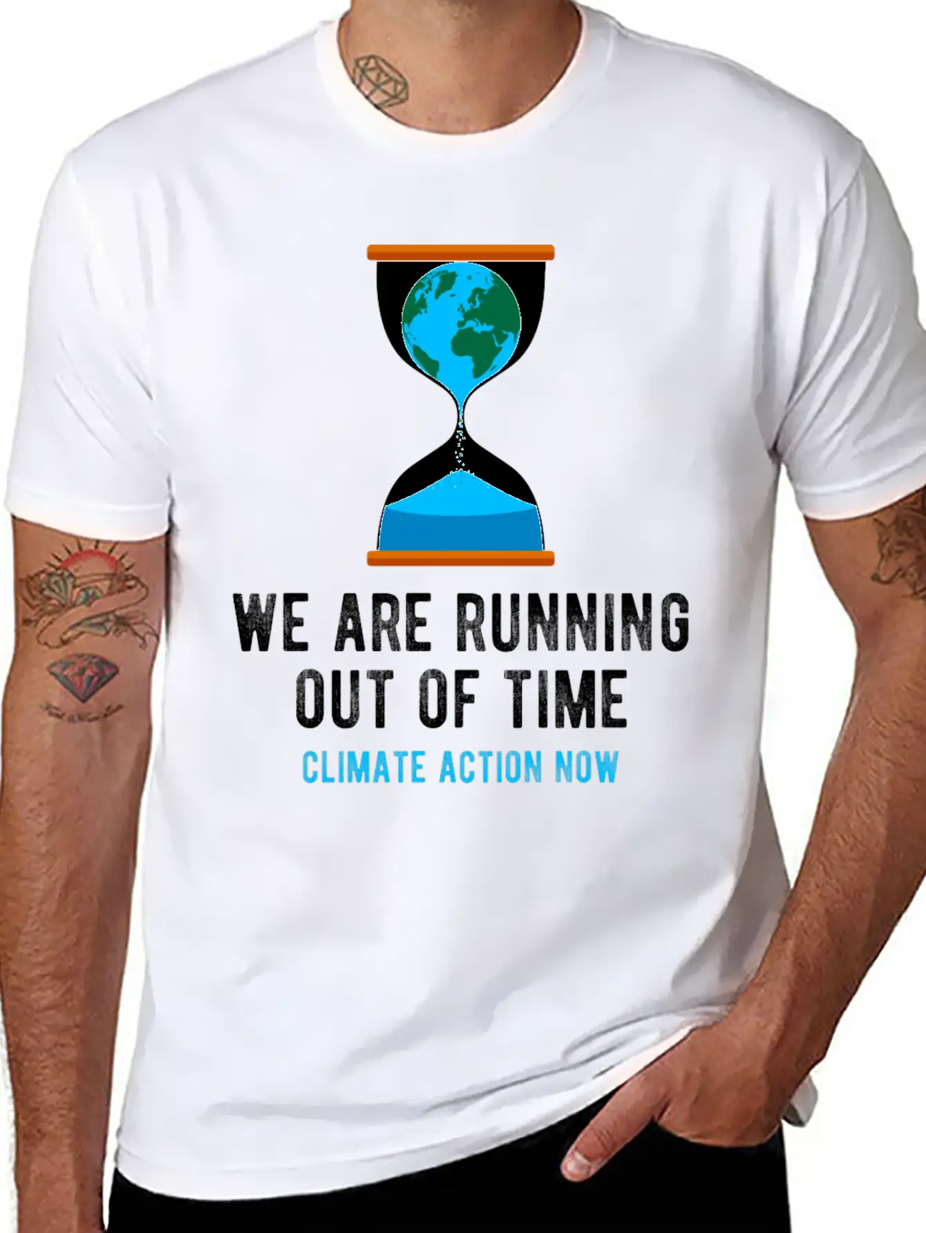 No Time Climate Action Now Lightweight Cotton T-Shirt – Daily Comfort Graphic Shirt