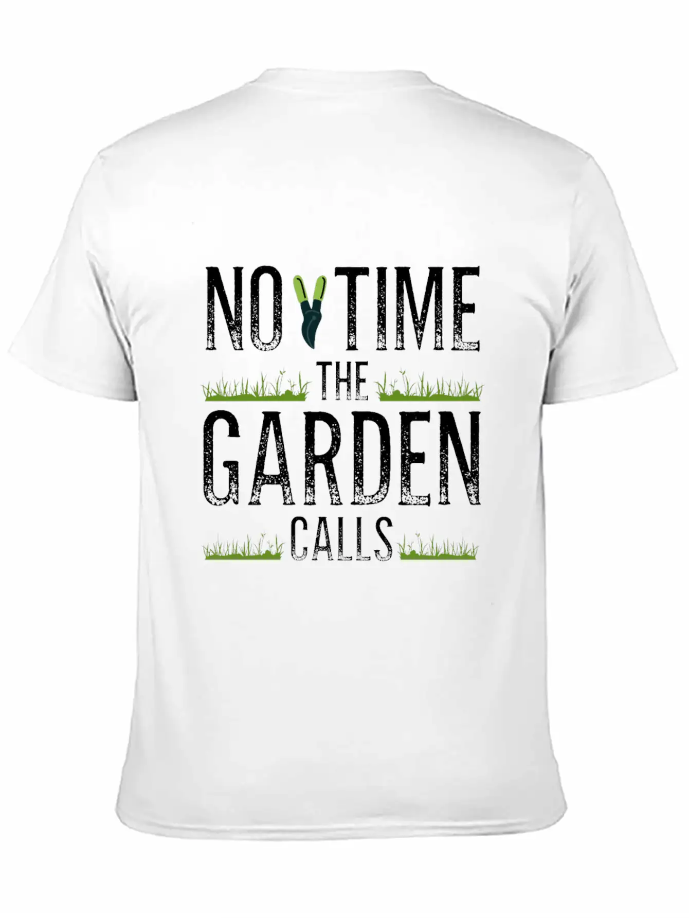 No Time The Garden Calls Comfortable Minimalist Graphic Tee – Summer Style Essential