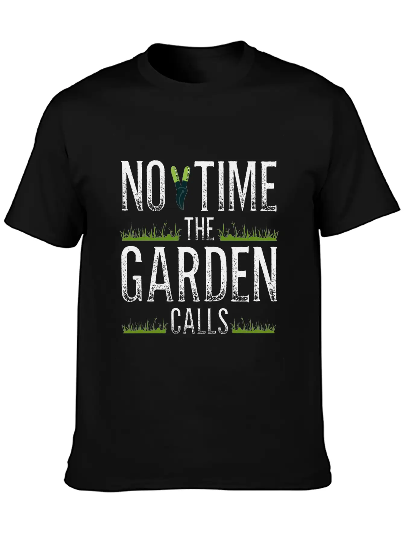 No Time The Garden Calls Comfortable Minimalist Graphic Tee – Summer Style Essential