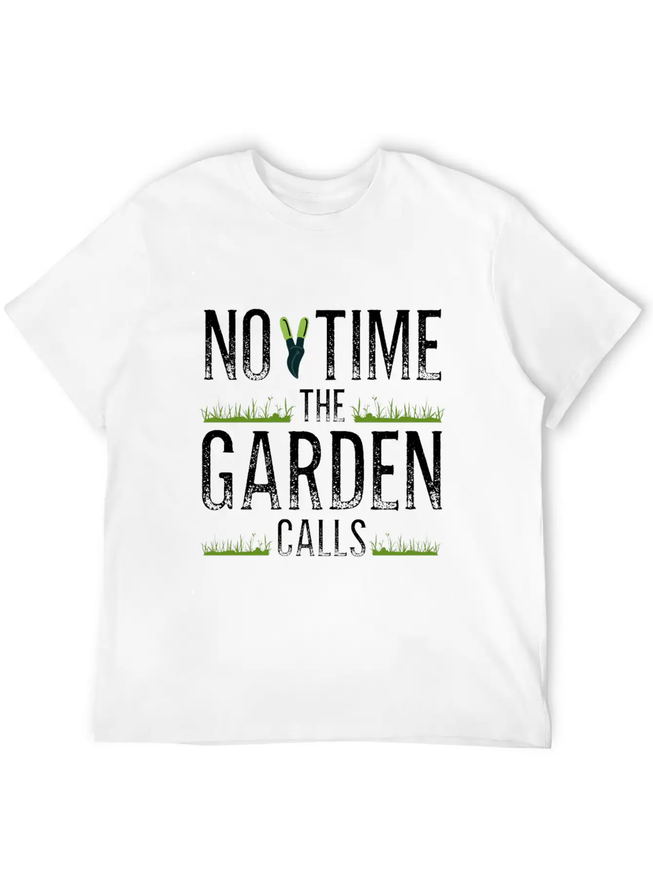 No Time The Garden Calls Comfortable Minimalist Graphic Tee – Summer Style Essential