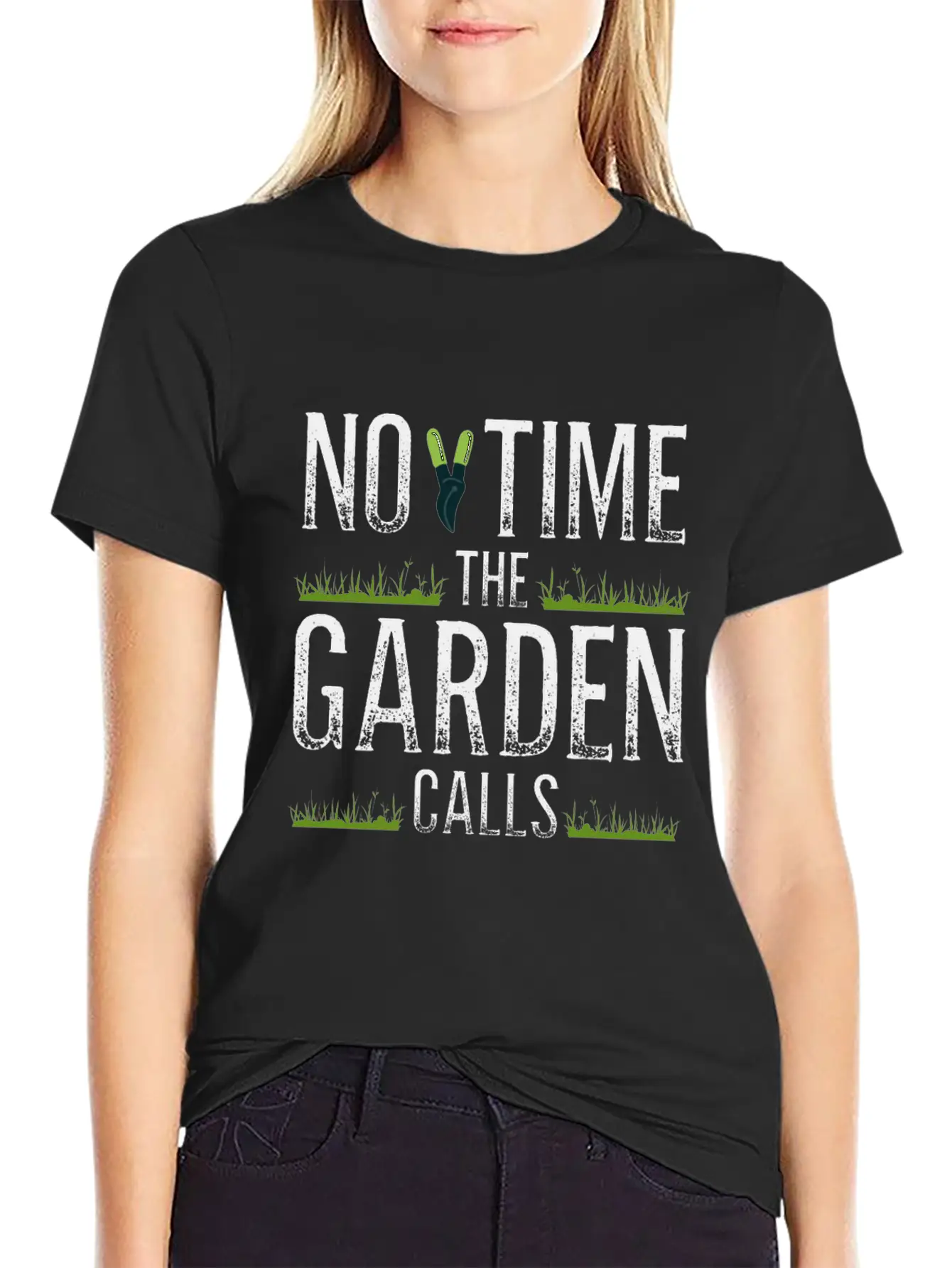 No Time The Garden Calls Comfortable Minimalist Graphic Tee – Summer Style Essential