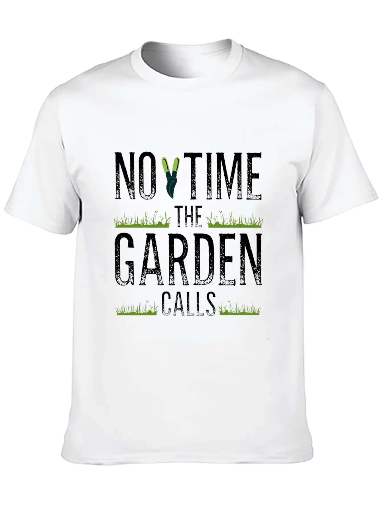 No Time The Garden Calls Comfortable Minimalist Graphic Tee – Summer Style Essential