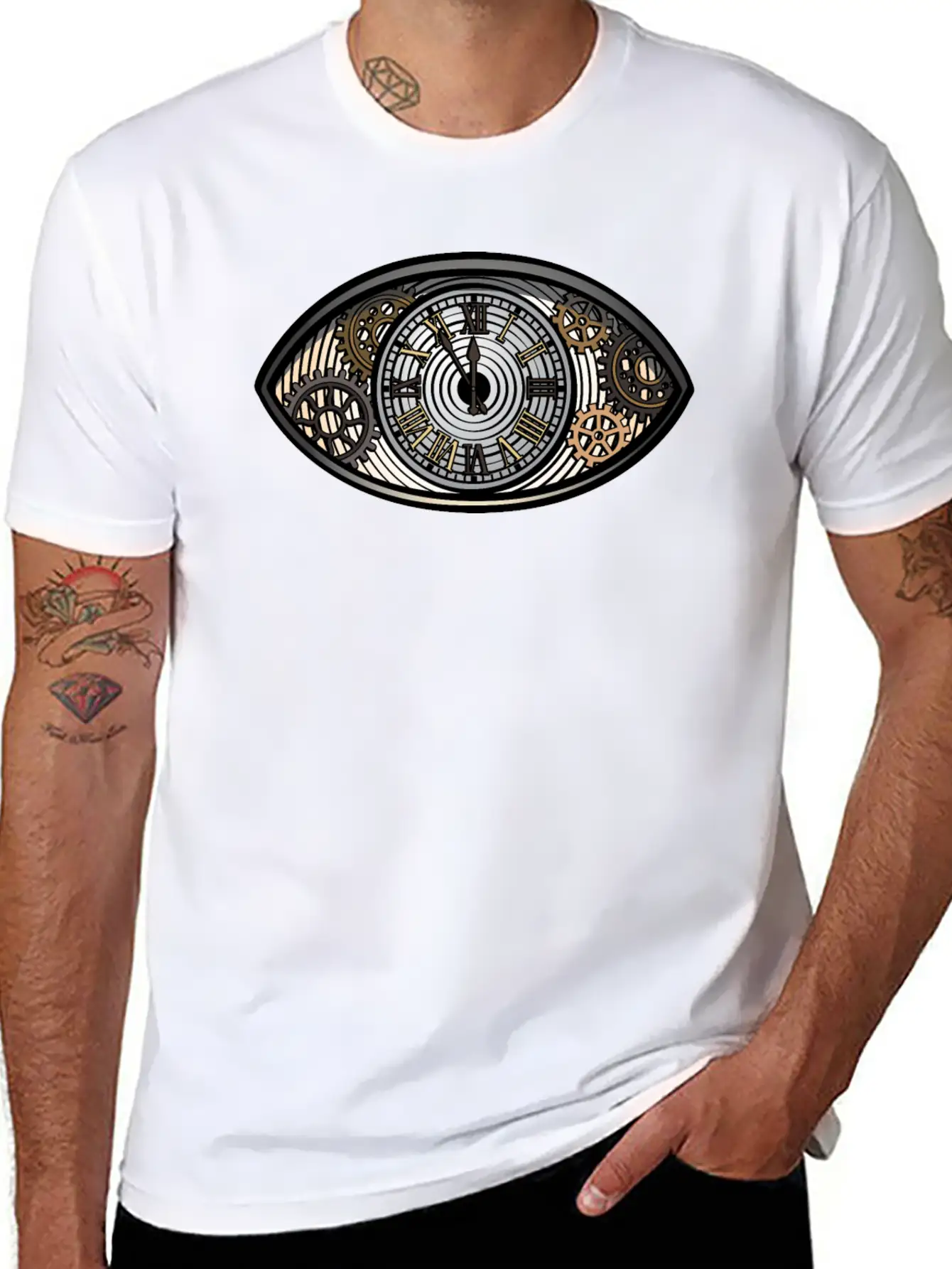 No Time To Waste - Vintage Eye 2 Soft Cotton Short Sleeve Tee – Unisex Wardrobe Staple