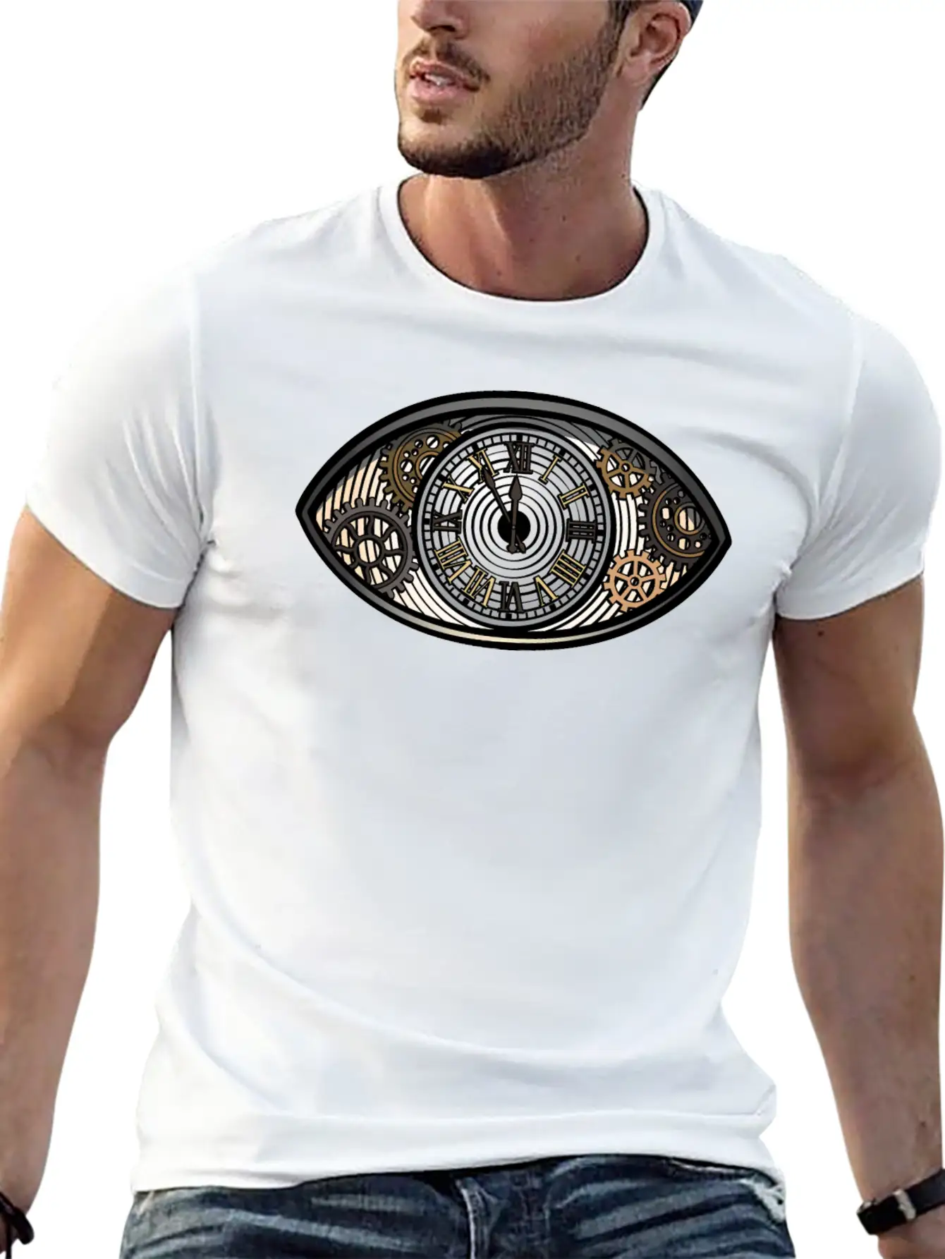 No Time To Waste - Vintage Eye 2 Soft Cotton Short Sleeve Tee – Unisex Wardrobe Staple