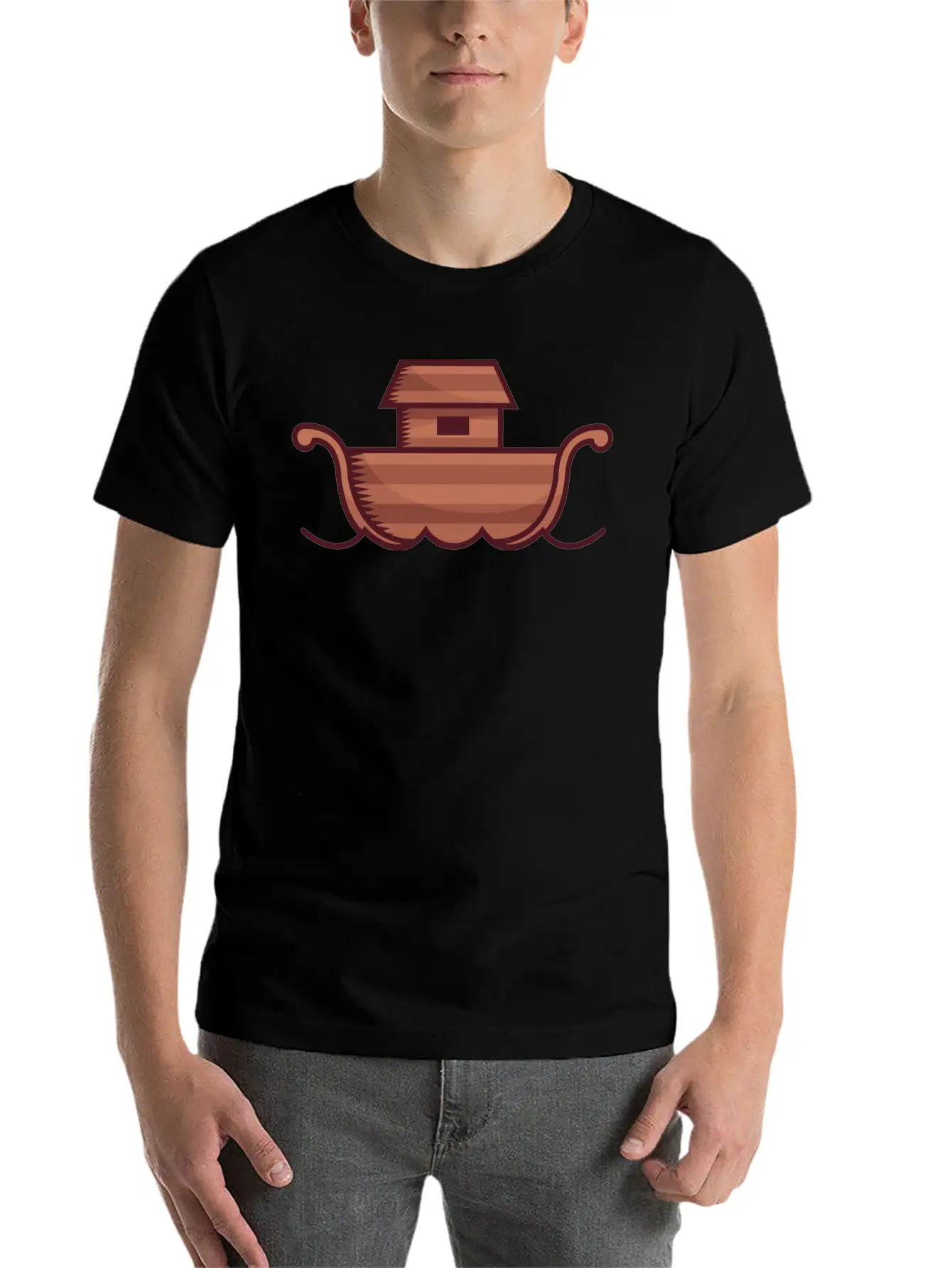 Noah Built An Ark As Commanded By Modern Fit Casual T-Shirt – Clean And Versatile Design