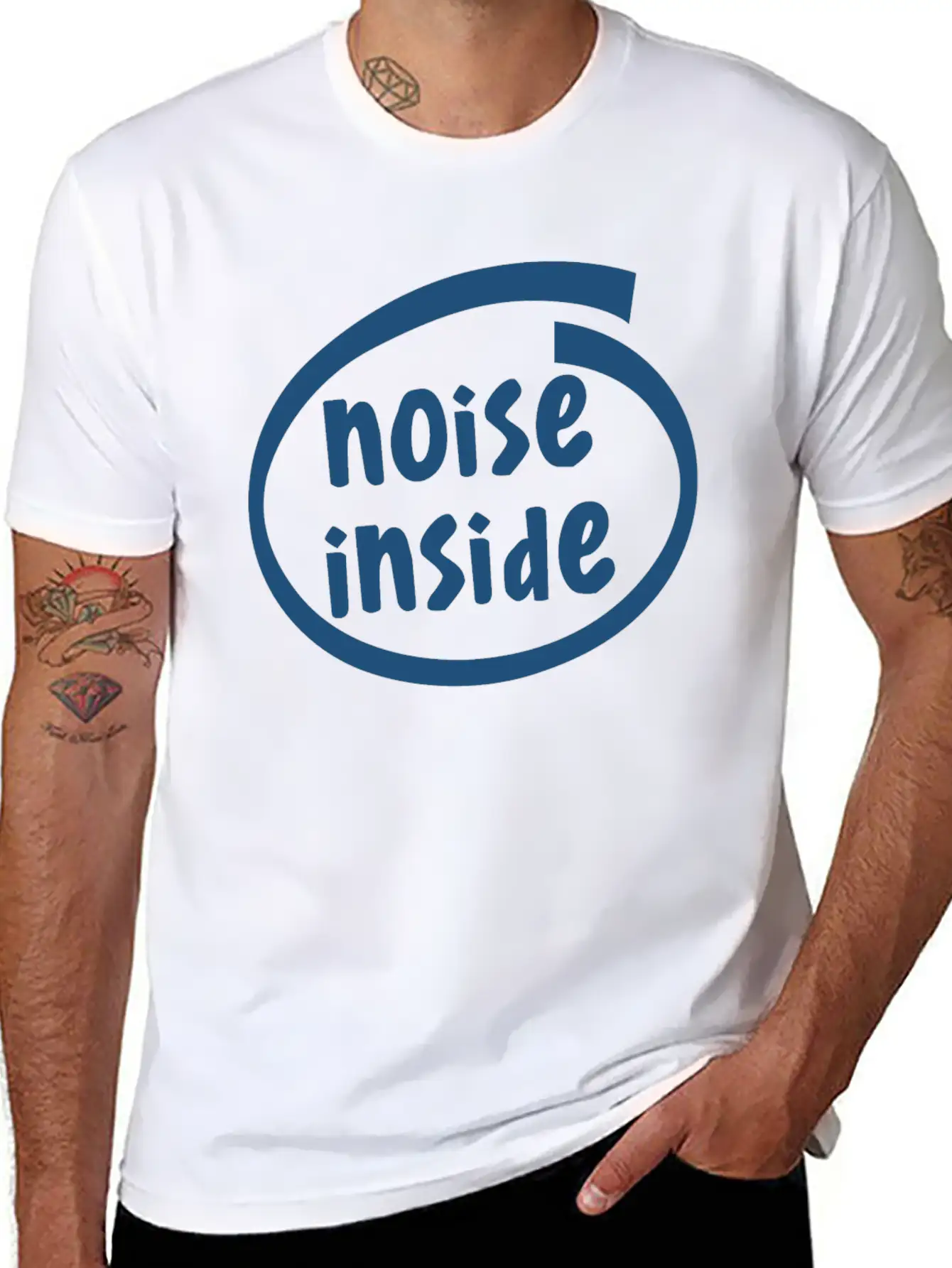 Noise Inside (1805C) Unisex Casual T-Shirt – Clean Design For Daily Comfort
