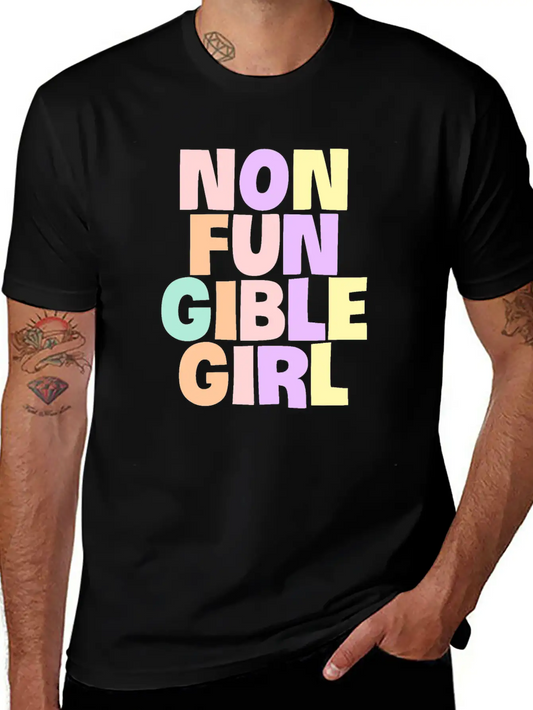 NON FUNGIBLE GIRL - NON FUNGIBLE TOKEN LOVE Unisex Casual T-Shirt – Clean Design For Daily Comfort