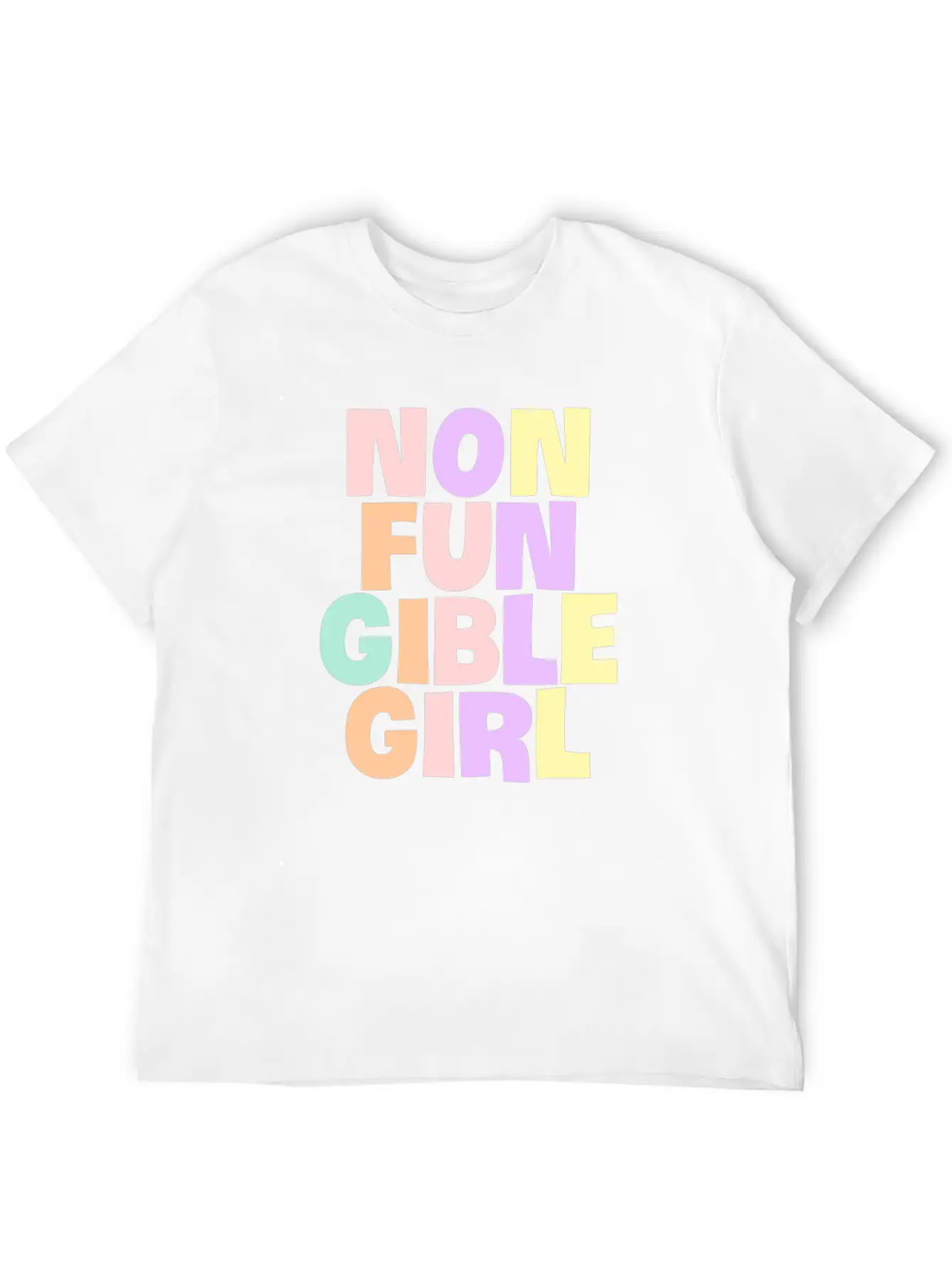NON FUNGIBLE GIRL - NON FUNGIBLE TOKEN LOVE Unisex Casual T-Shirt – Clean Design For Daily Comfort